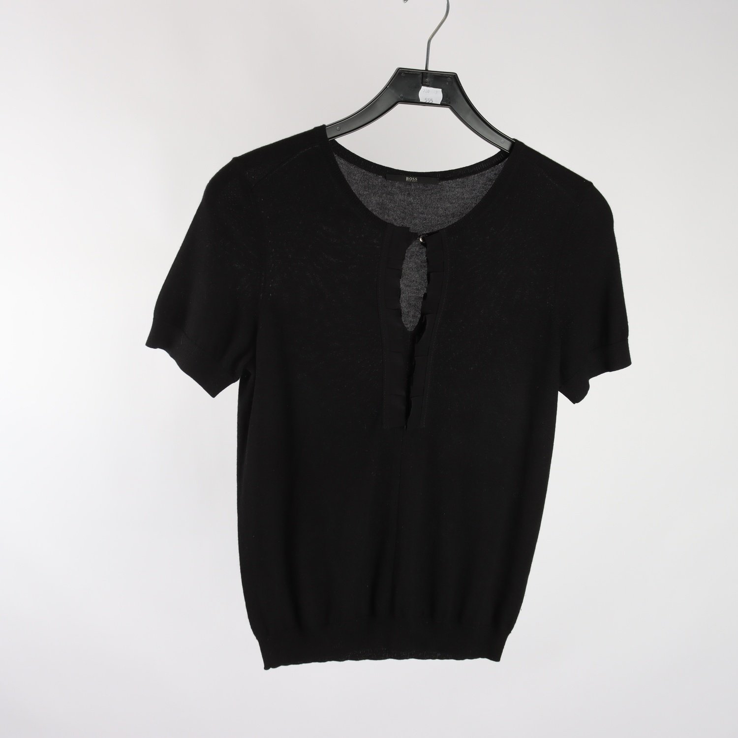 Tröja, Hugo Boss, svart, stickad, stl. ca. XS