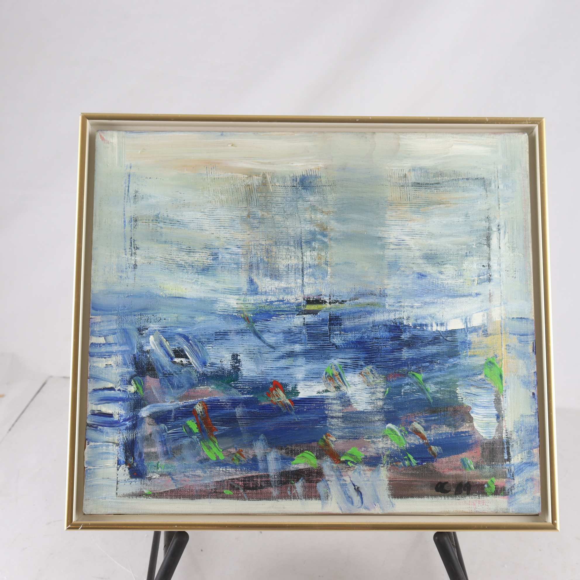 Olja på duk, Olle Carlström, (1920-2006), monogramsign.1989. Samfraktas ej.