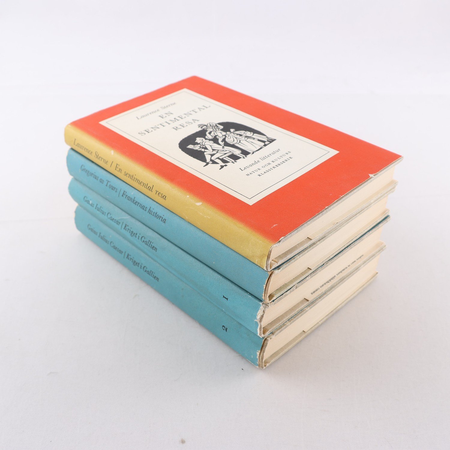 Levande litteratur, Natur och Kulturs Klassikerserie, 4 volymer
