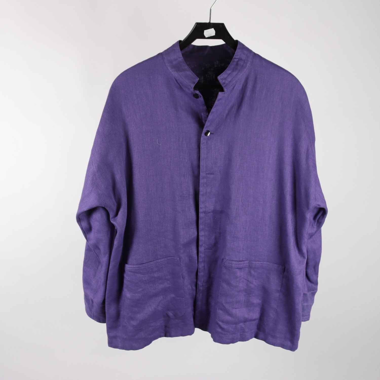 Jacka, Gudrun Sjödén, lila, lin, stl. ca. L/XL