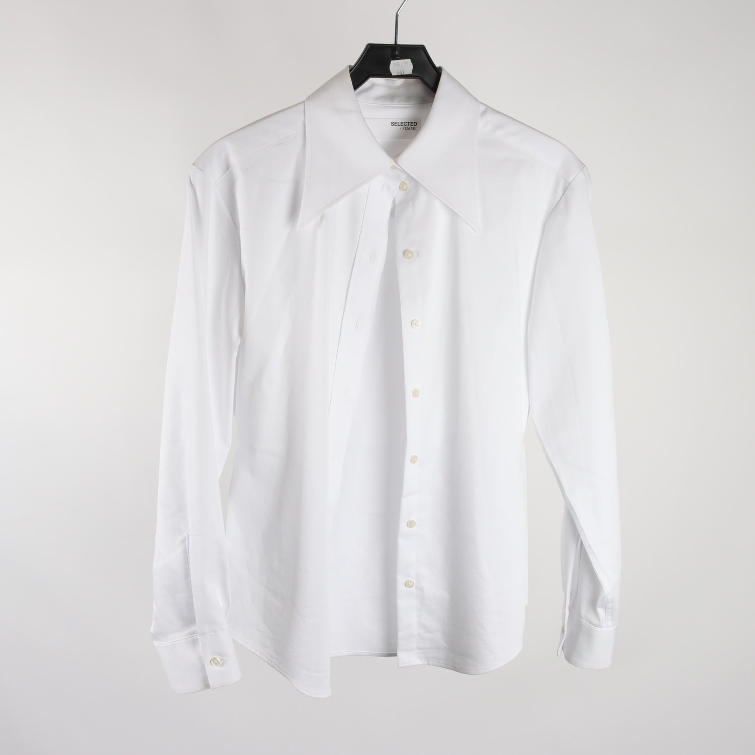 Blus, Selected Femme, vit, stl. 36