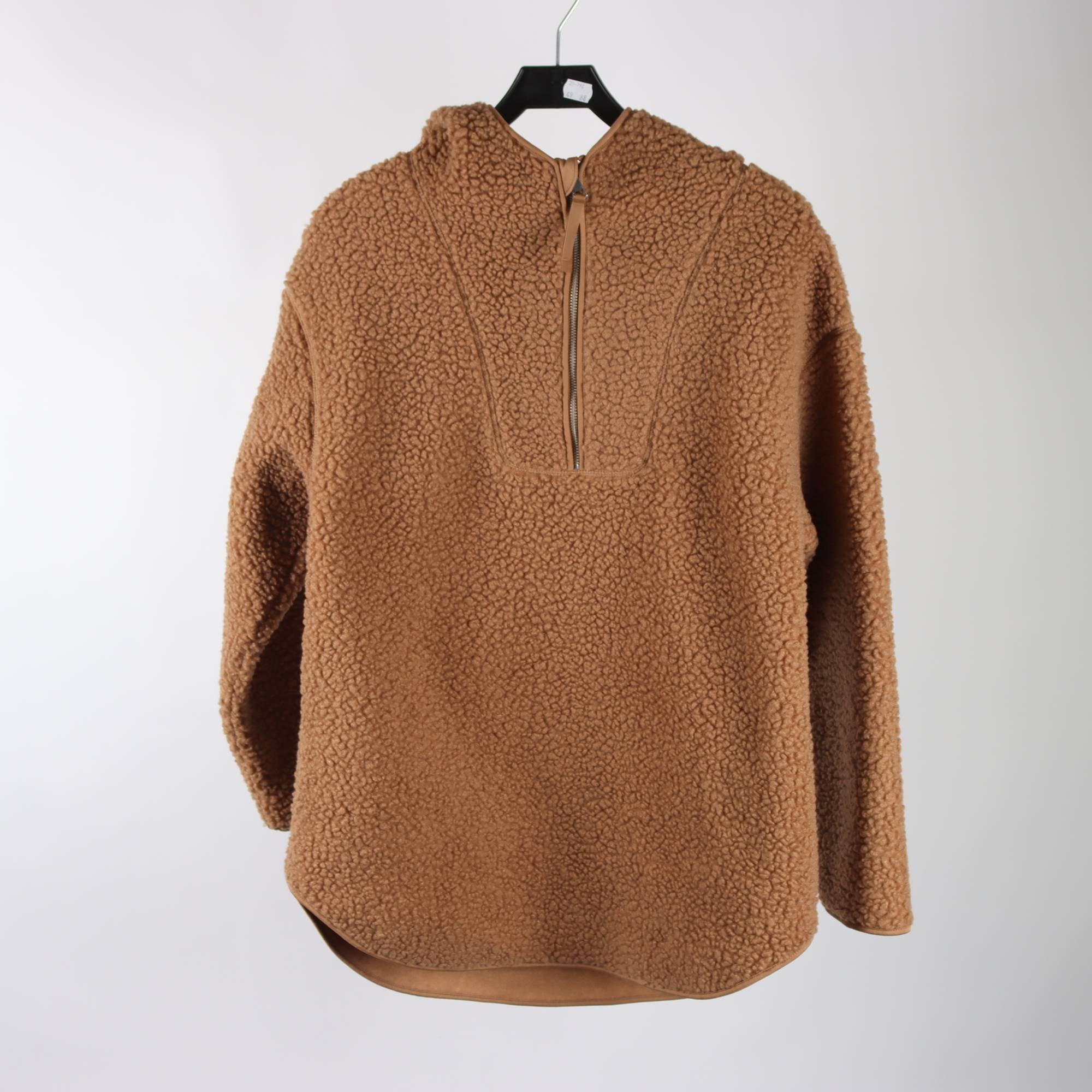 Hoodie i teddyfleece, H&M, stl. M