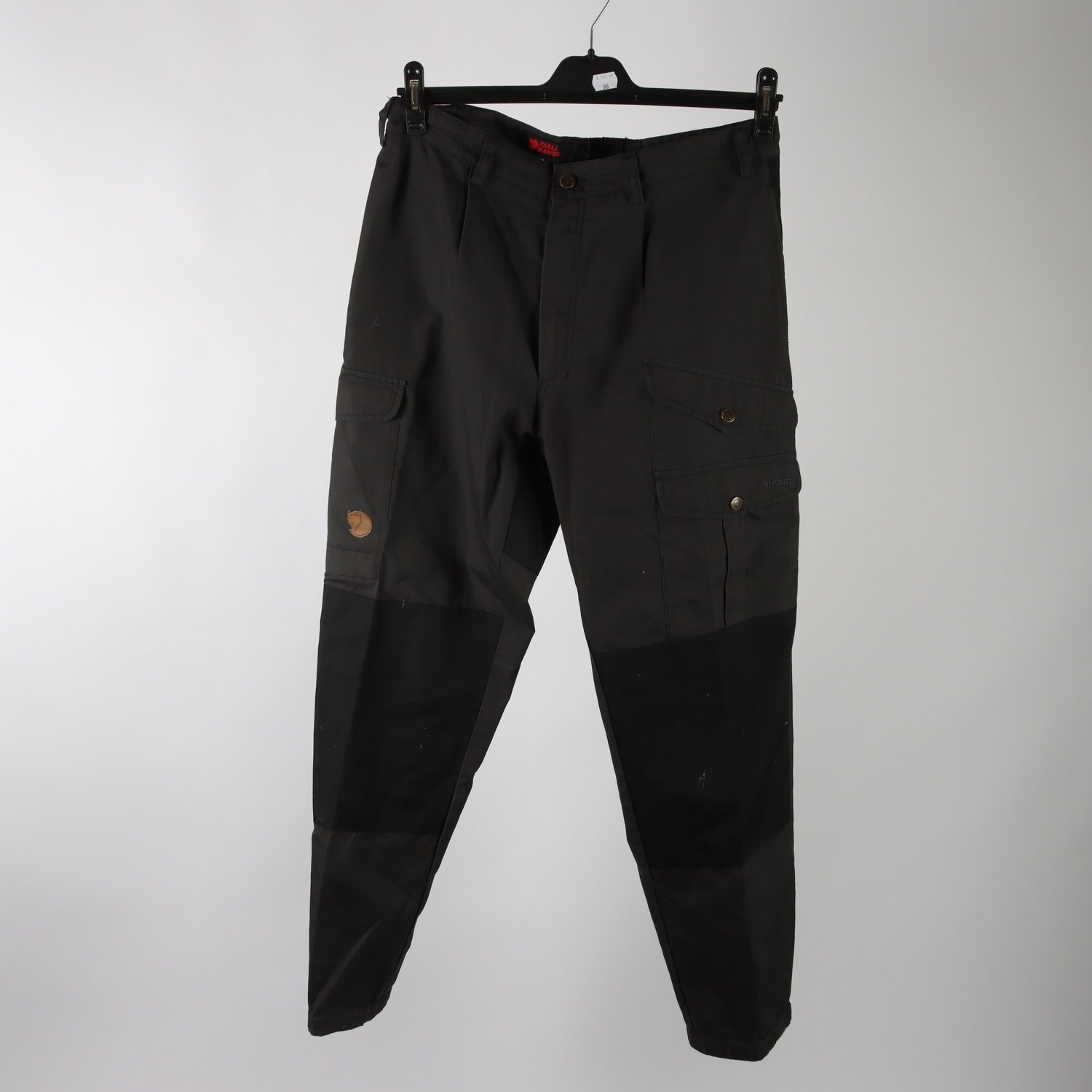 Fritidsbyxor, Fjällräven, grå, svart, stl. 50