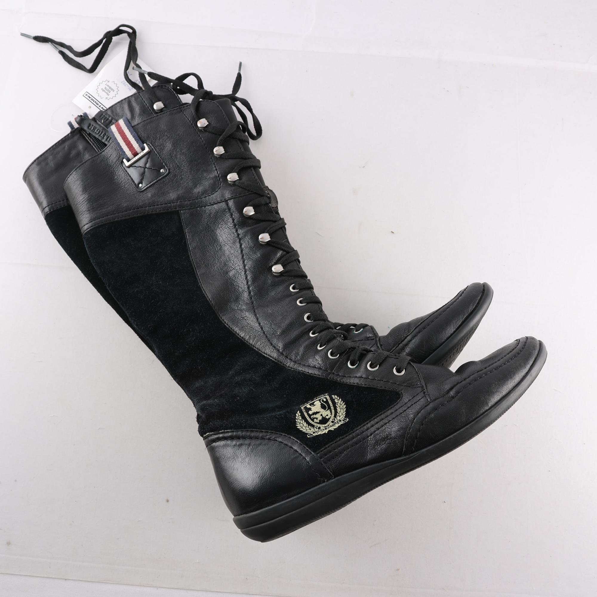 Stövlar, Tommy Hilfiger, läder, stl. 37