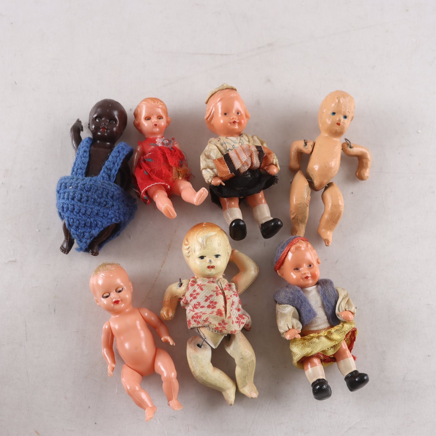 Dockor, Små retro dockor, fr 1920 talet