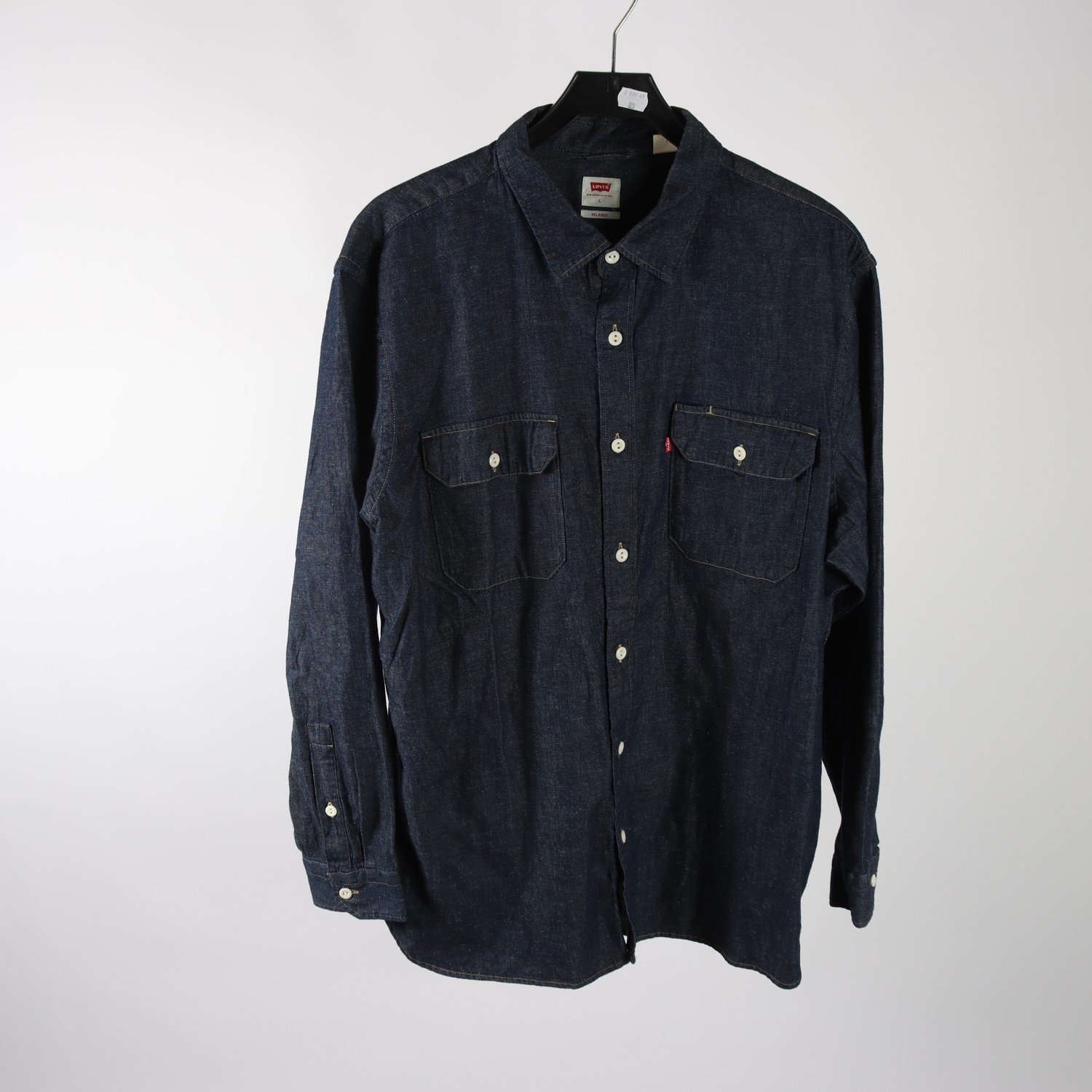 Jeansskjorta, Levis, blå, stl. L