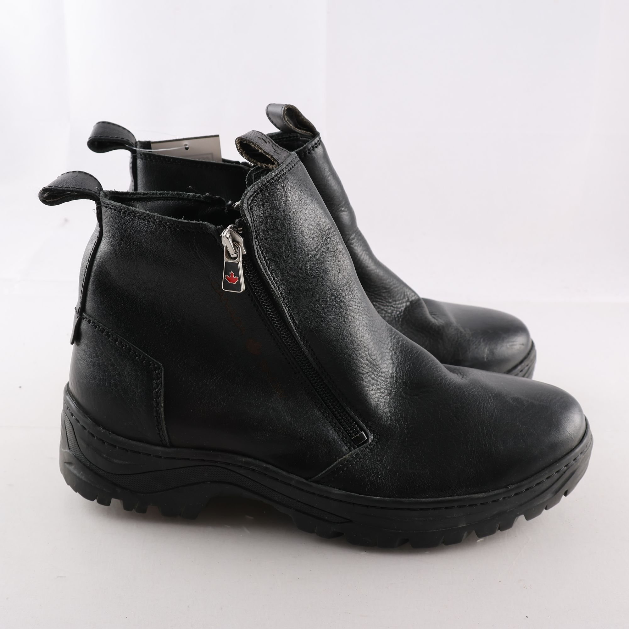 Boots med broddar, Canada Snow, läder, stl. 40