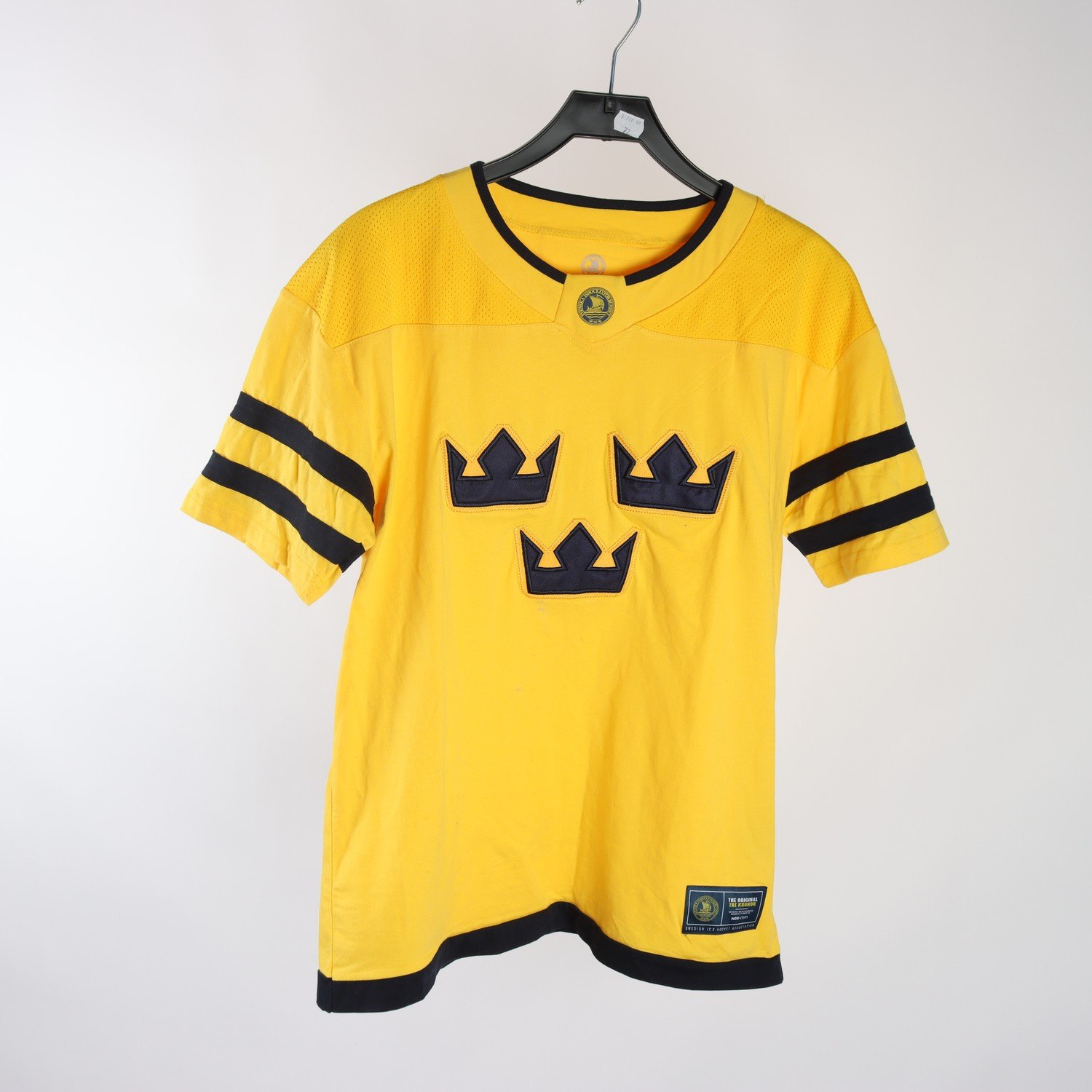 Sporttröja, Svenska Ishockey Förbundet, Tre Kronor, blå, gul, stl. S