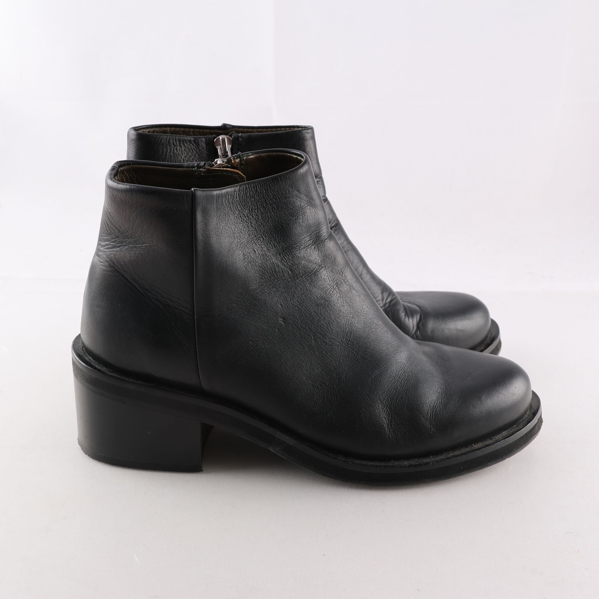 Boots, Minimarket, läder, stl. 39