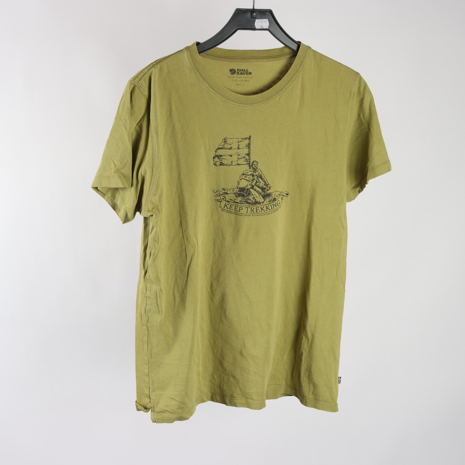 T-shirt, 2-pack, Fjällräven, grön, blå, stl. L