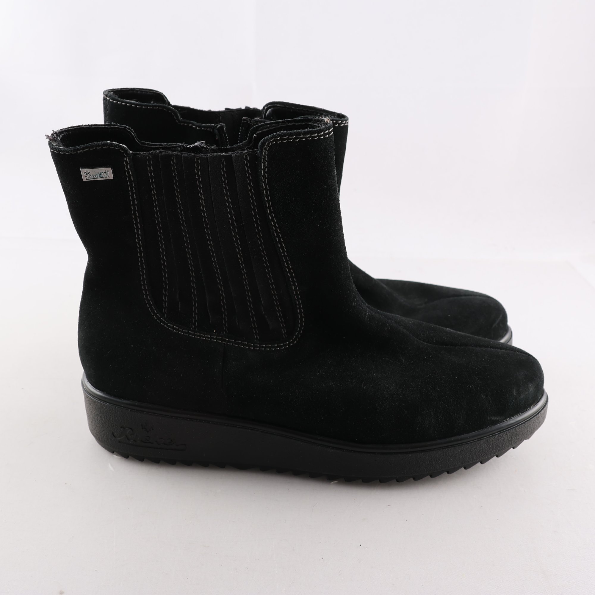 Boots, Rieker, 100% fårskinn, stl. 37