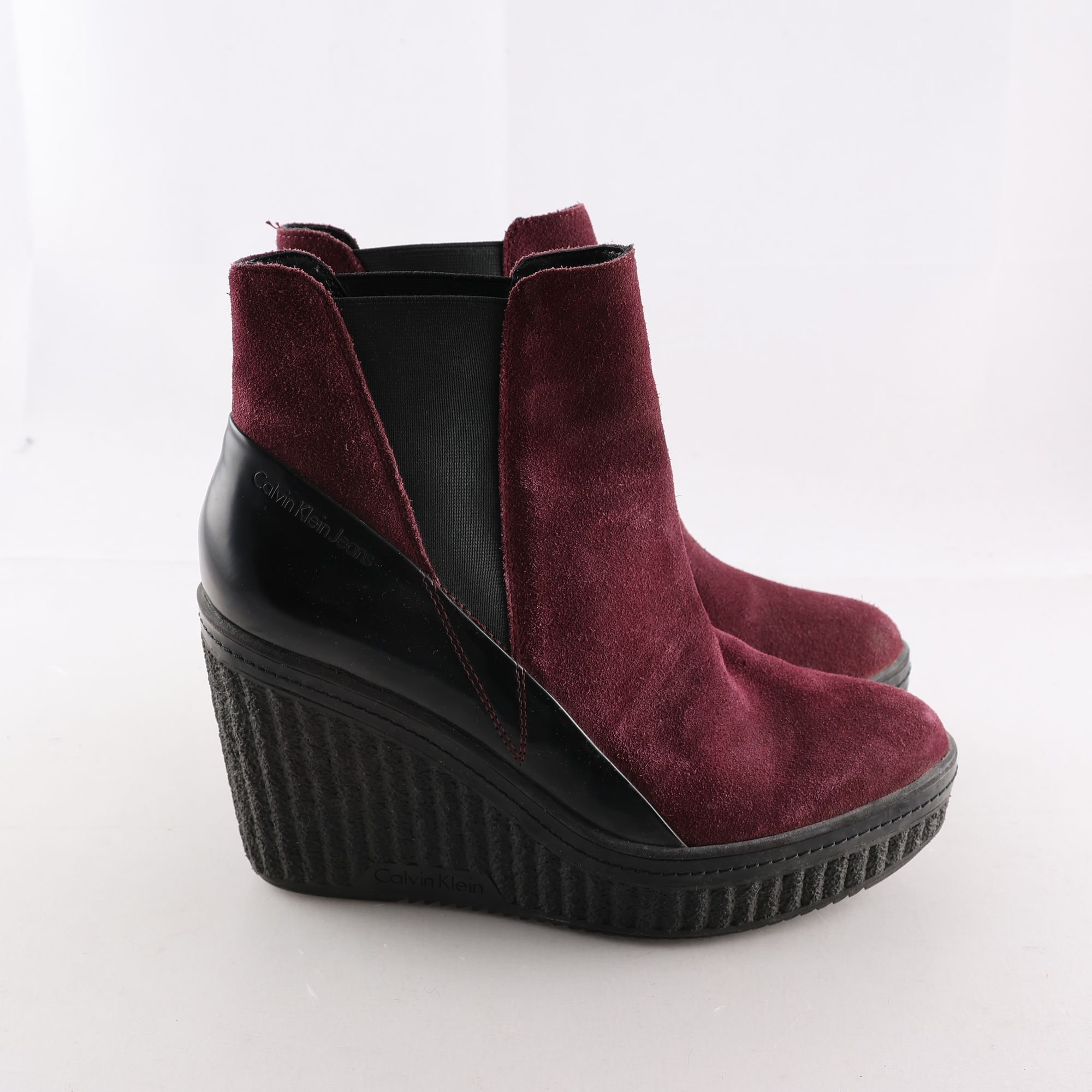 Stövletter, Calvin Klein, läder, stl. 38