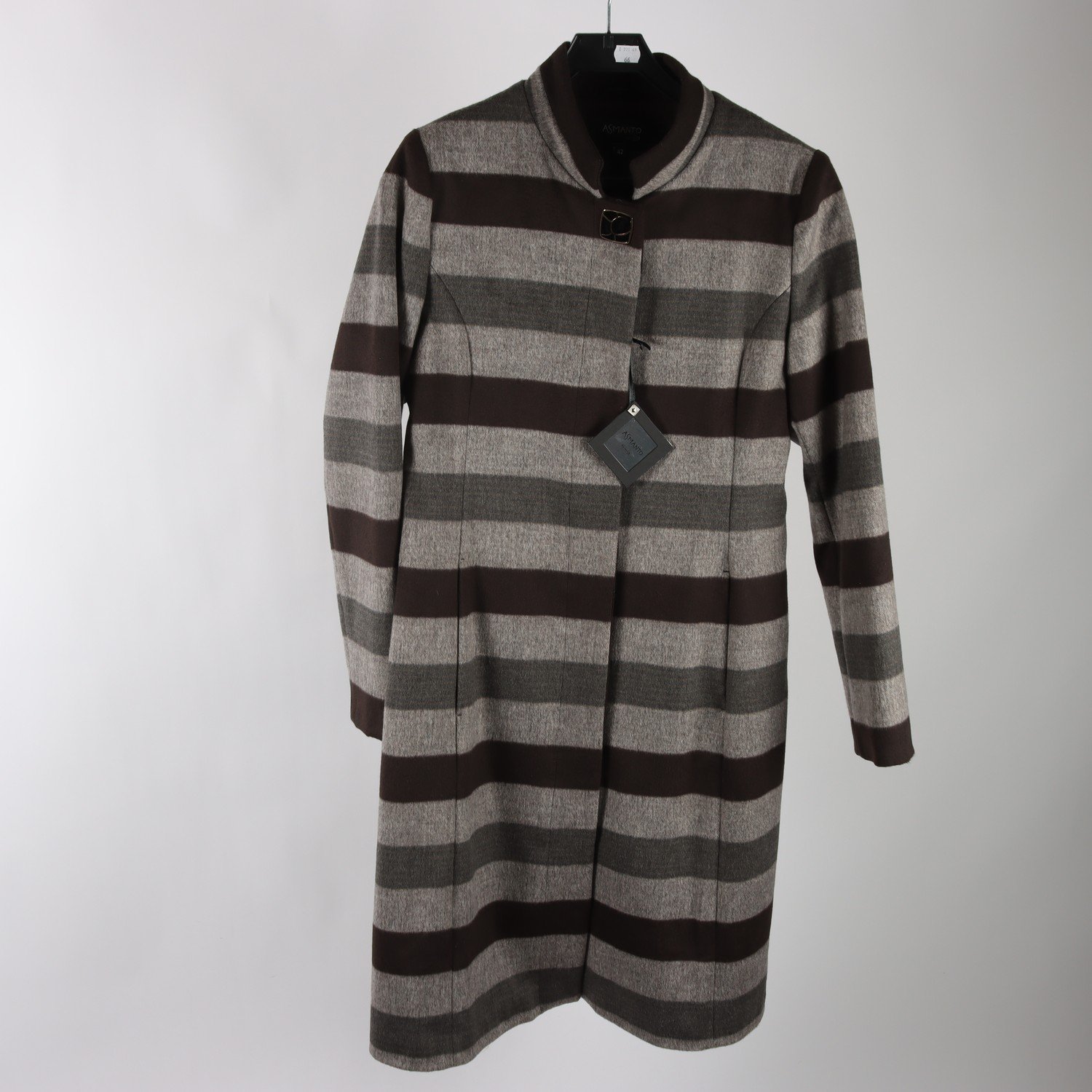 Kappa, Asmanto by ASM, grå, brun, randig, stl 42