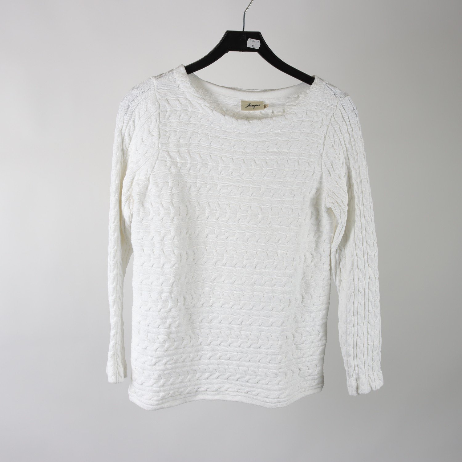 Tröja, Jumperfabriken, vit, stl. S