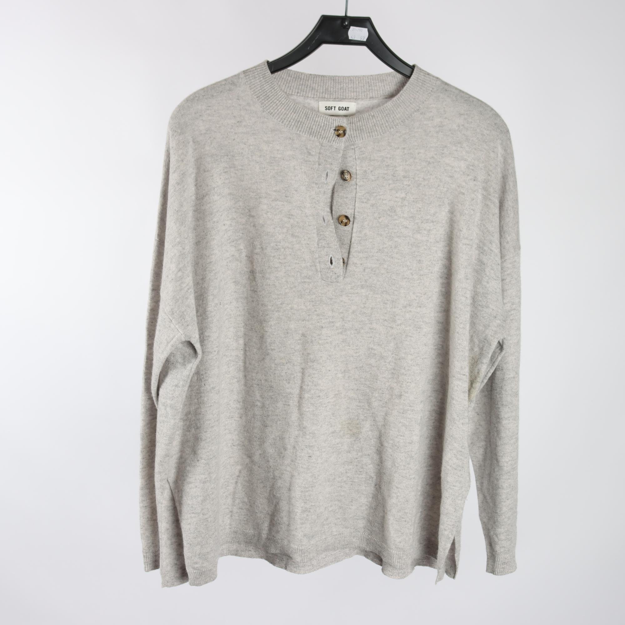 Stickad tröja, Soft Goat, 100% kashmir, stl. L