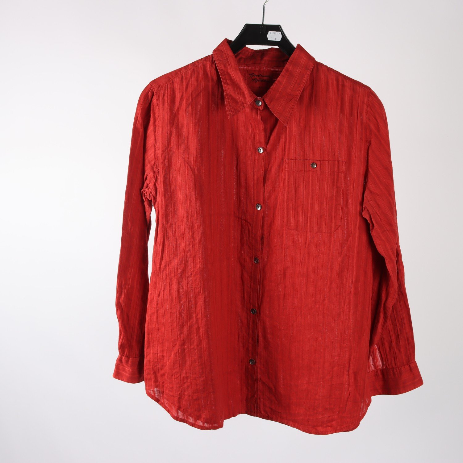 Blus/skjorta, Gudrun Sjödèn, röd, stl. L