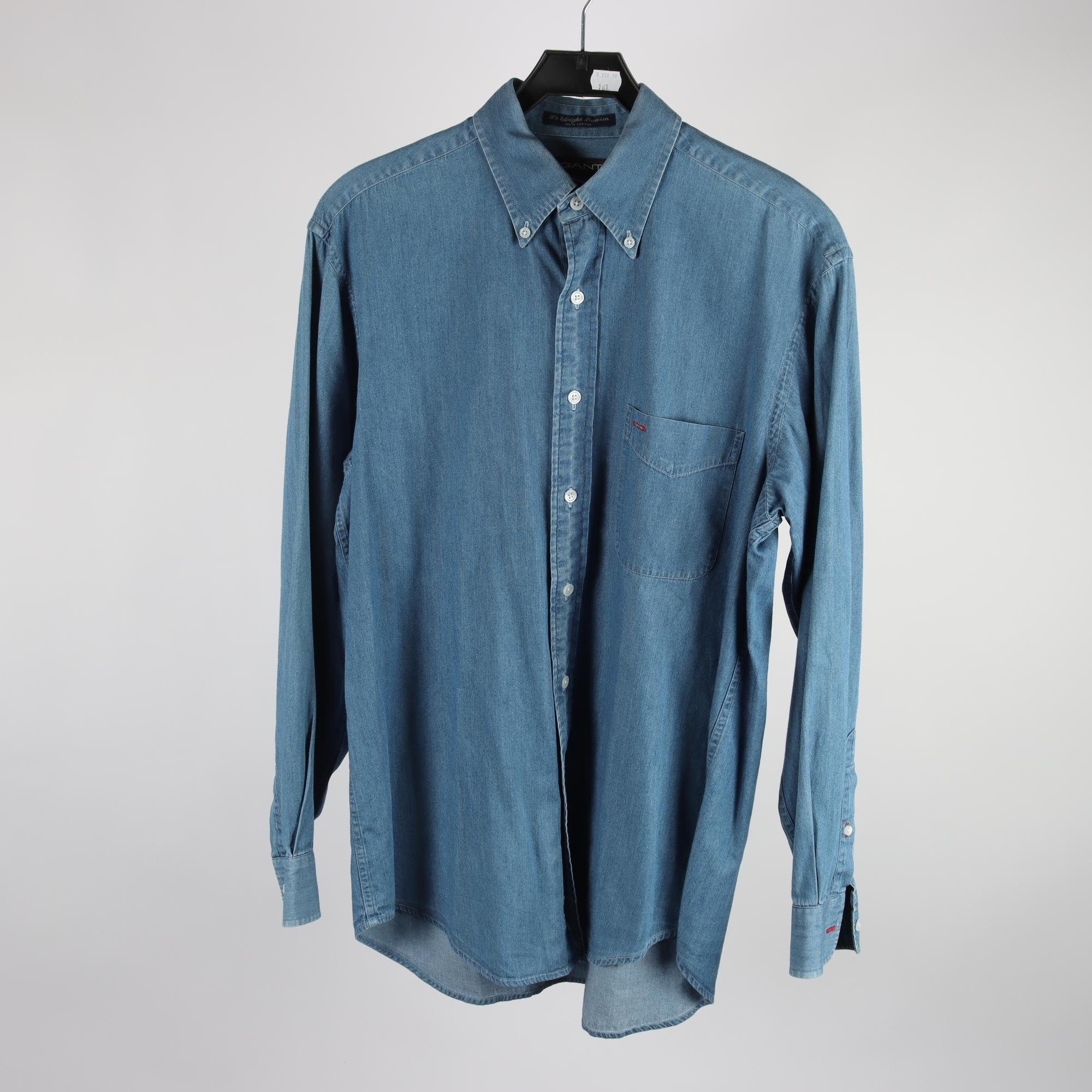 Jeansskjorta, Gant, blå, stl. M