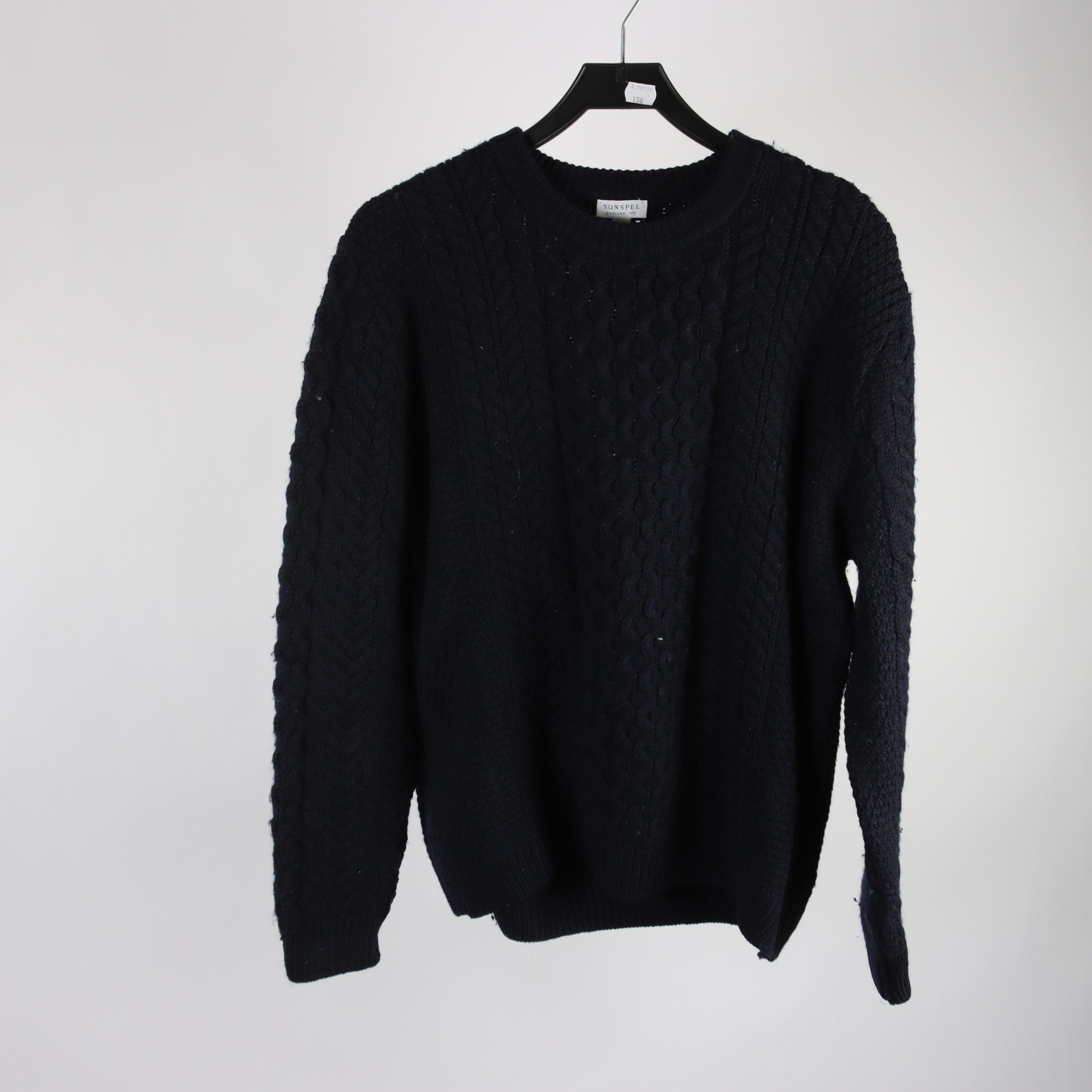 Tröja, Sunspel, blå, stl. XL