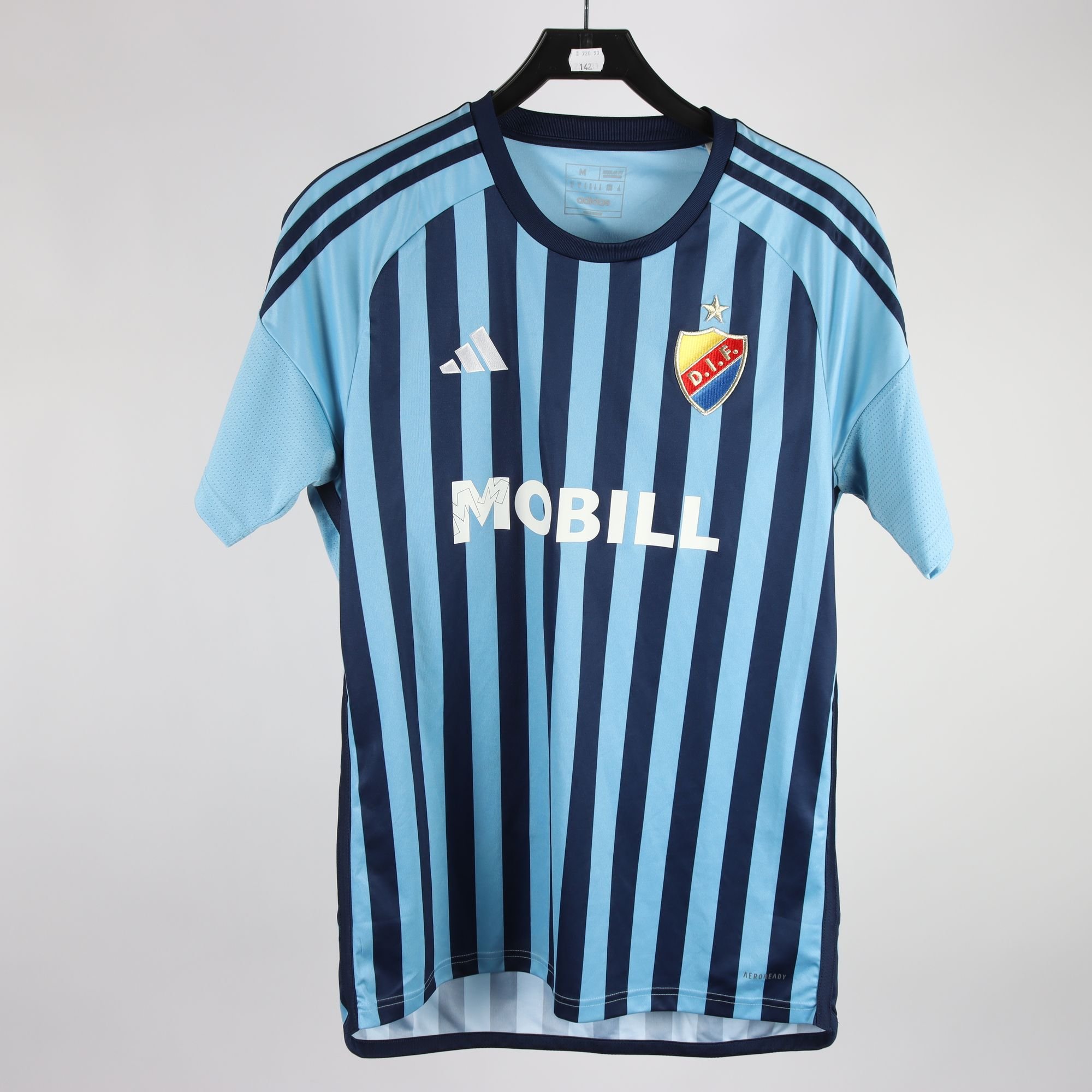 Sporttröja, Adidas, DIF Djurgården, blå, stl. M