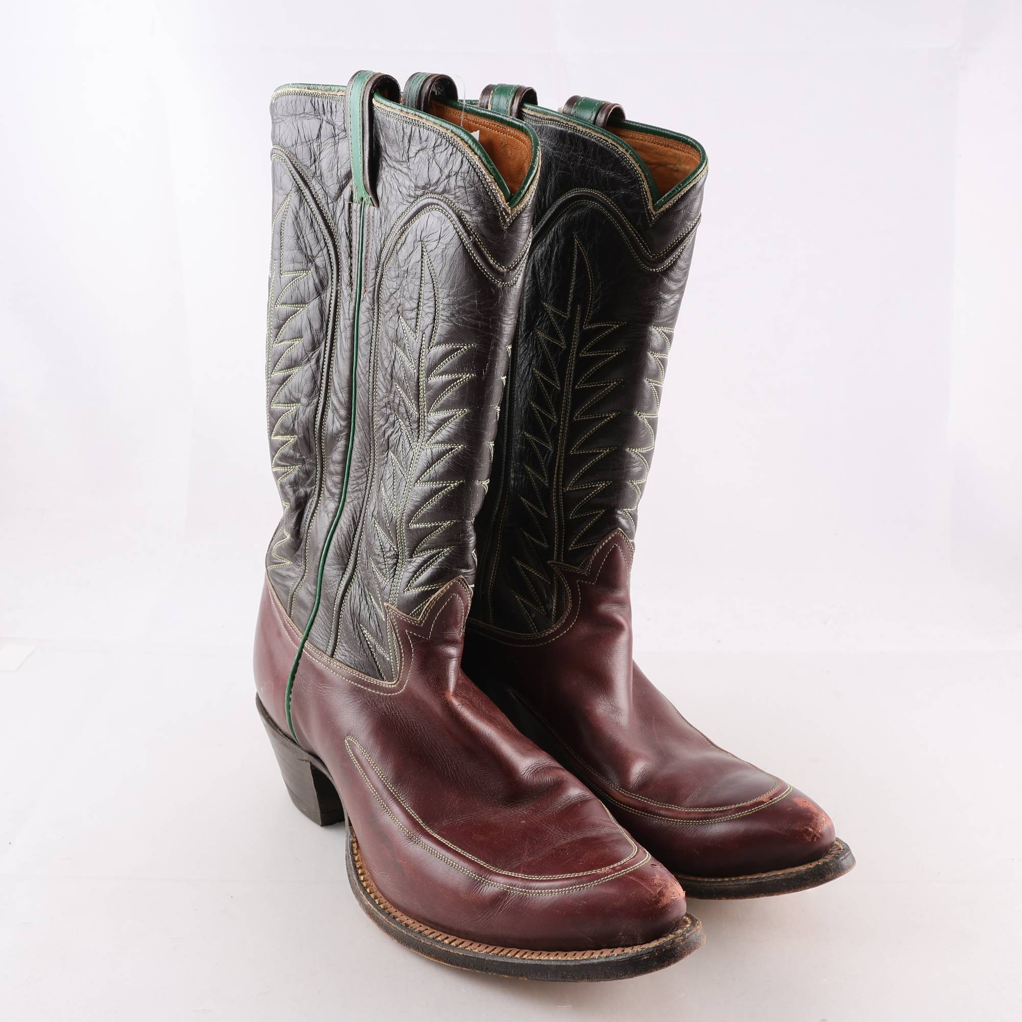 Boots, Tony Lama, vintage, läder, stl. 42