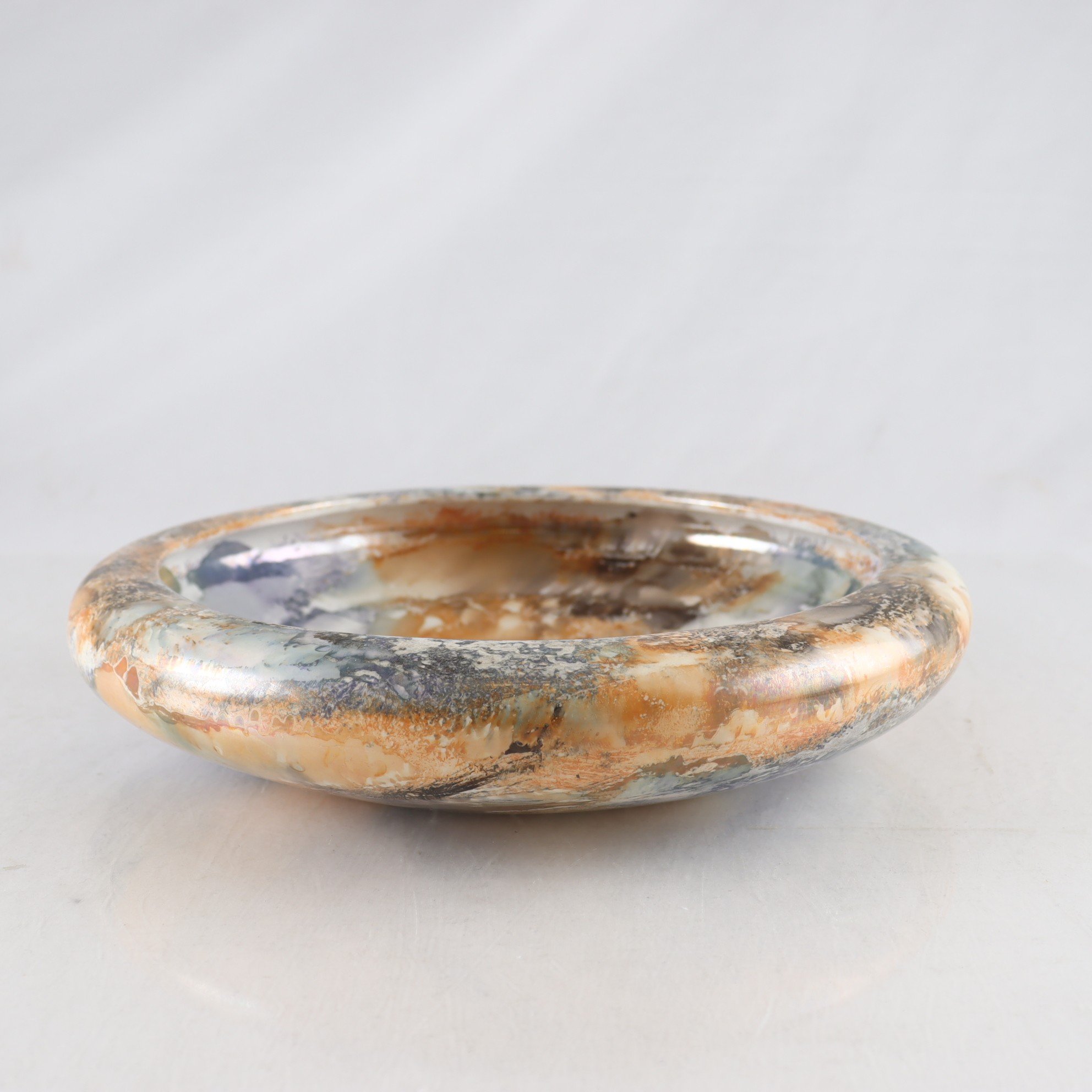 Skål, Arabia, keramik med lysterglasyr. Samfraktas ej.