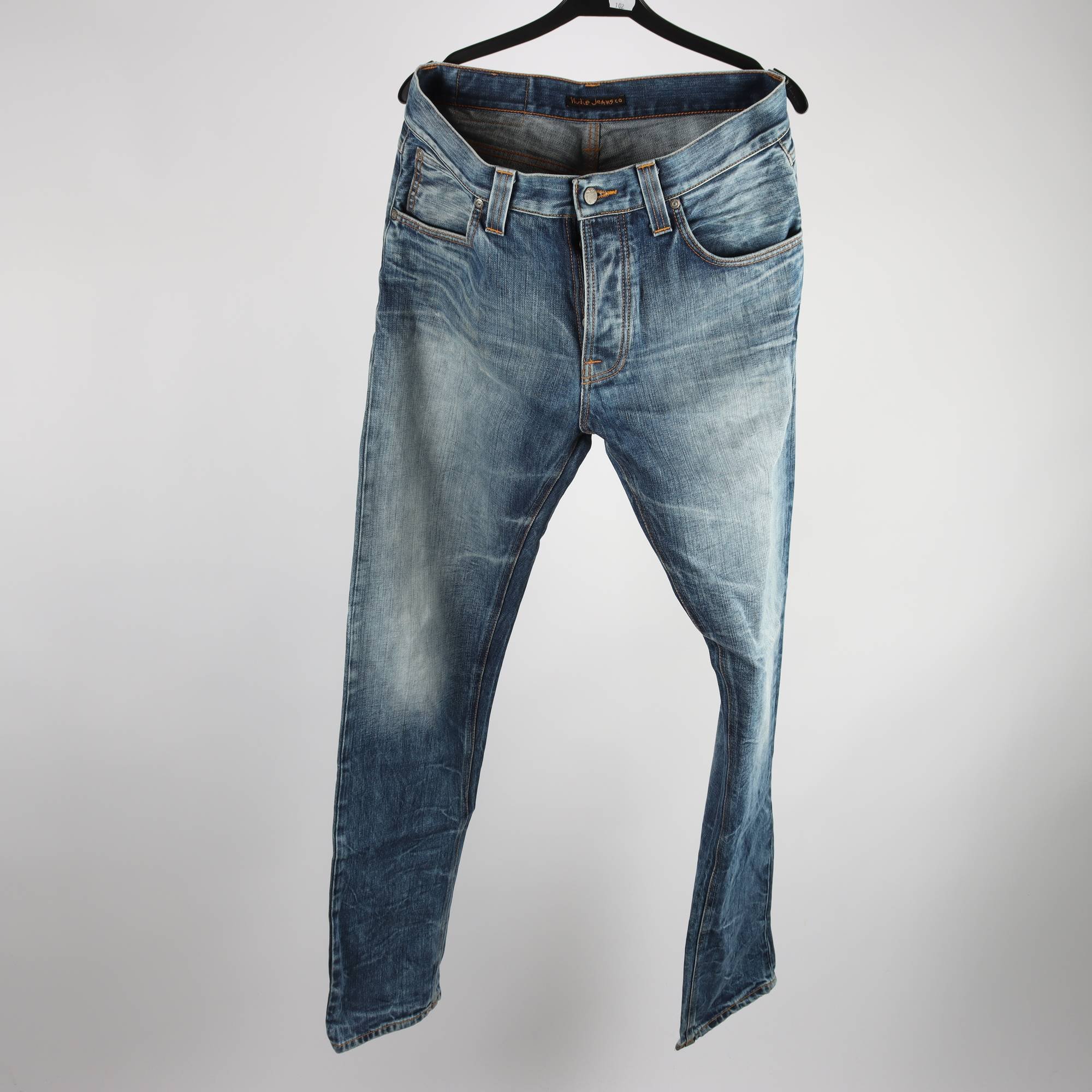 Jeans, Nudie, blå, stl. W32 L36