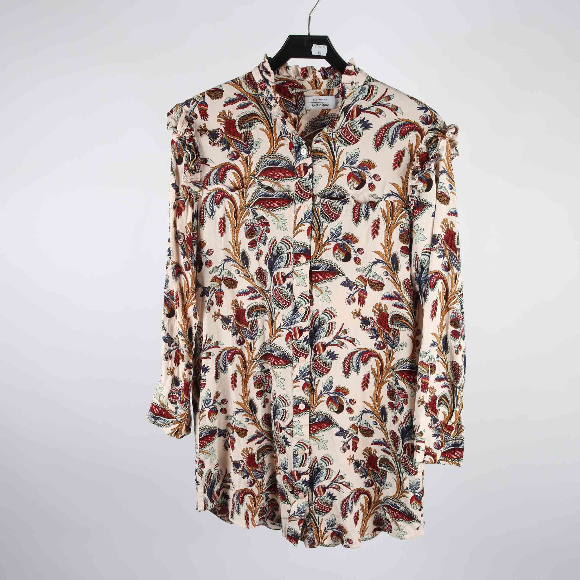 Blus, &Other Stories, mönstrad, stl. 38