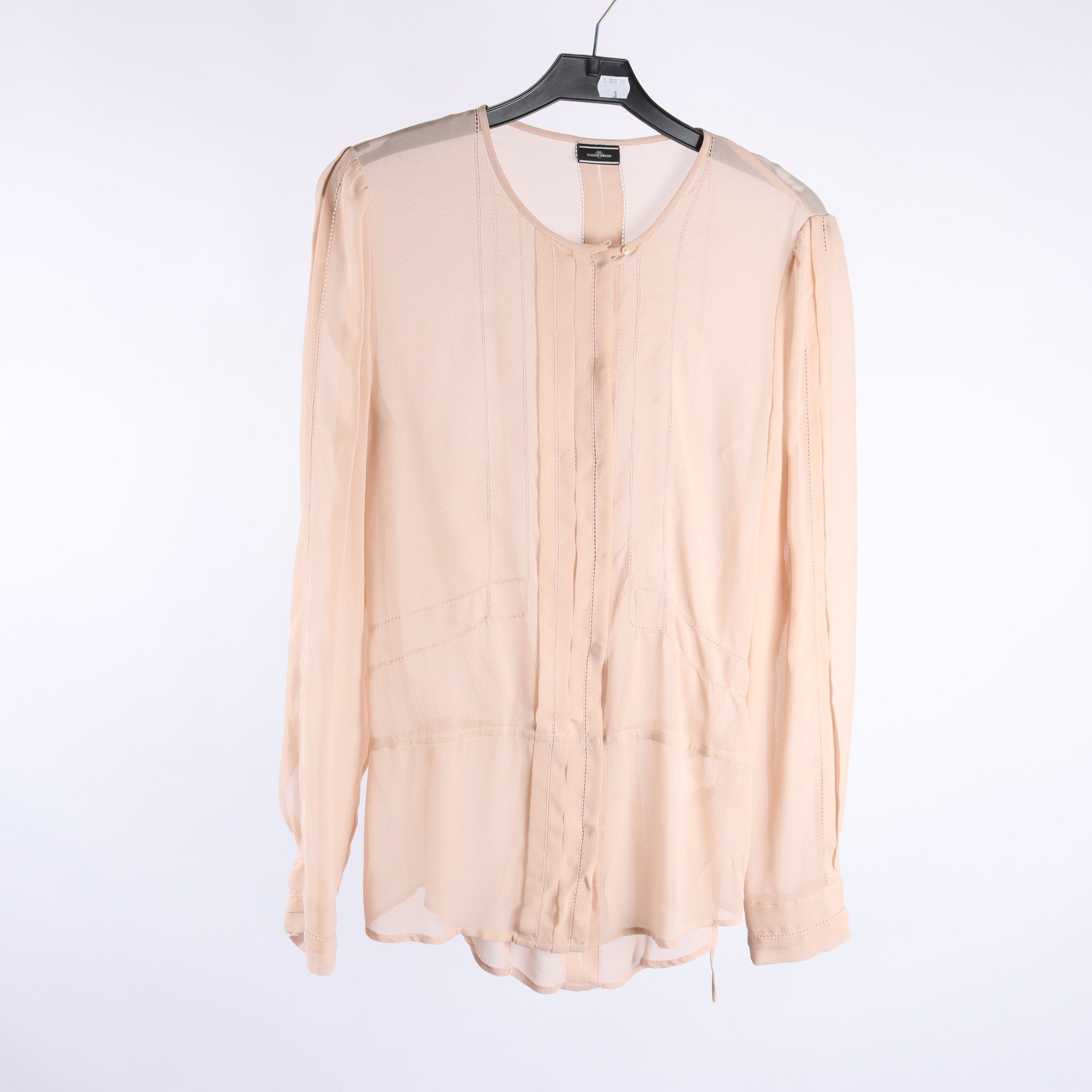 Blus, By Malene Birger, nude, stl. 36