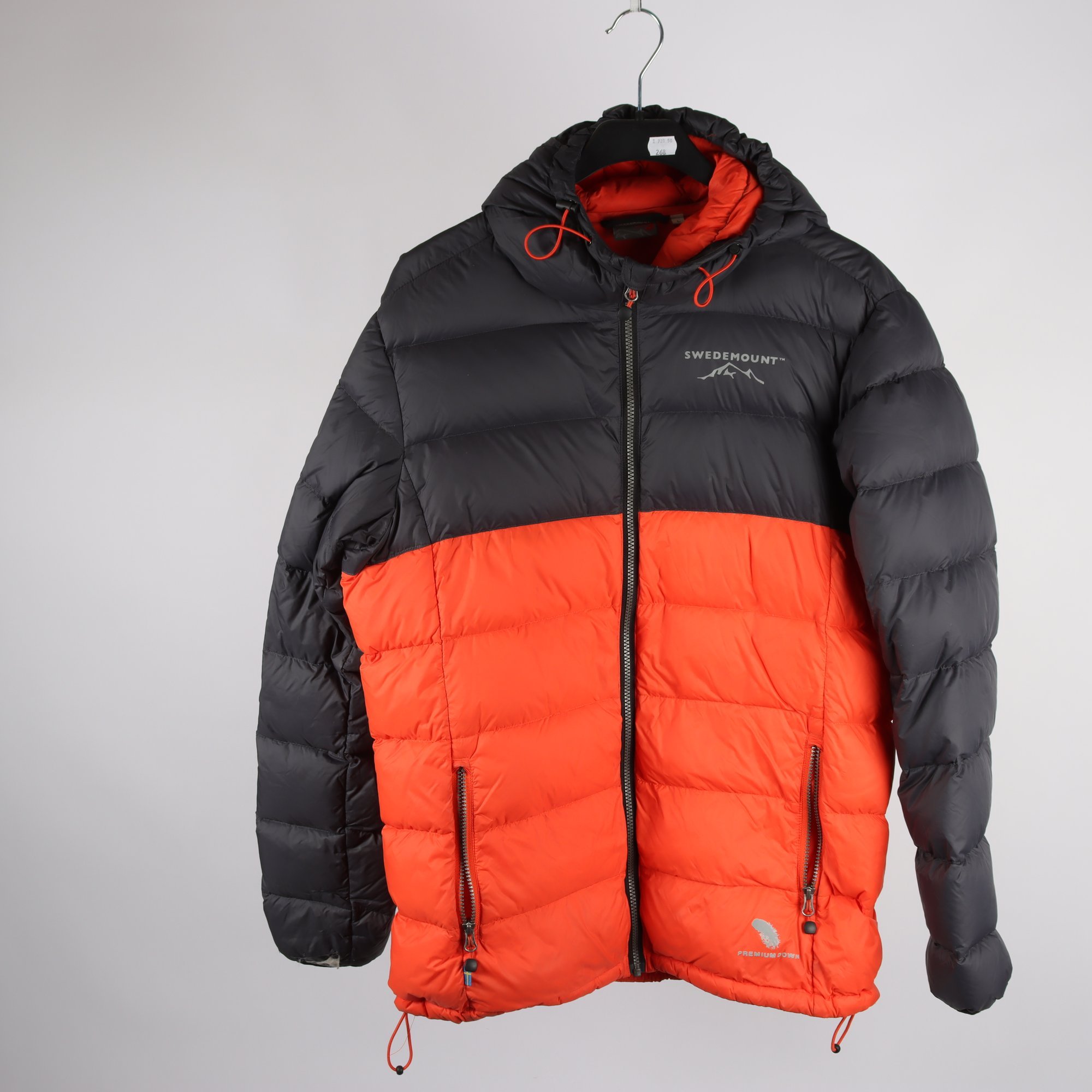 Jacka, Swedemount, blå, orange, stl. L