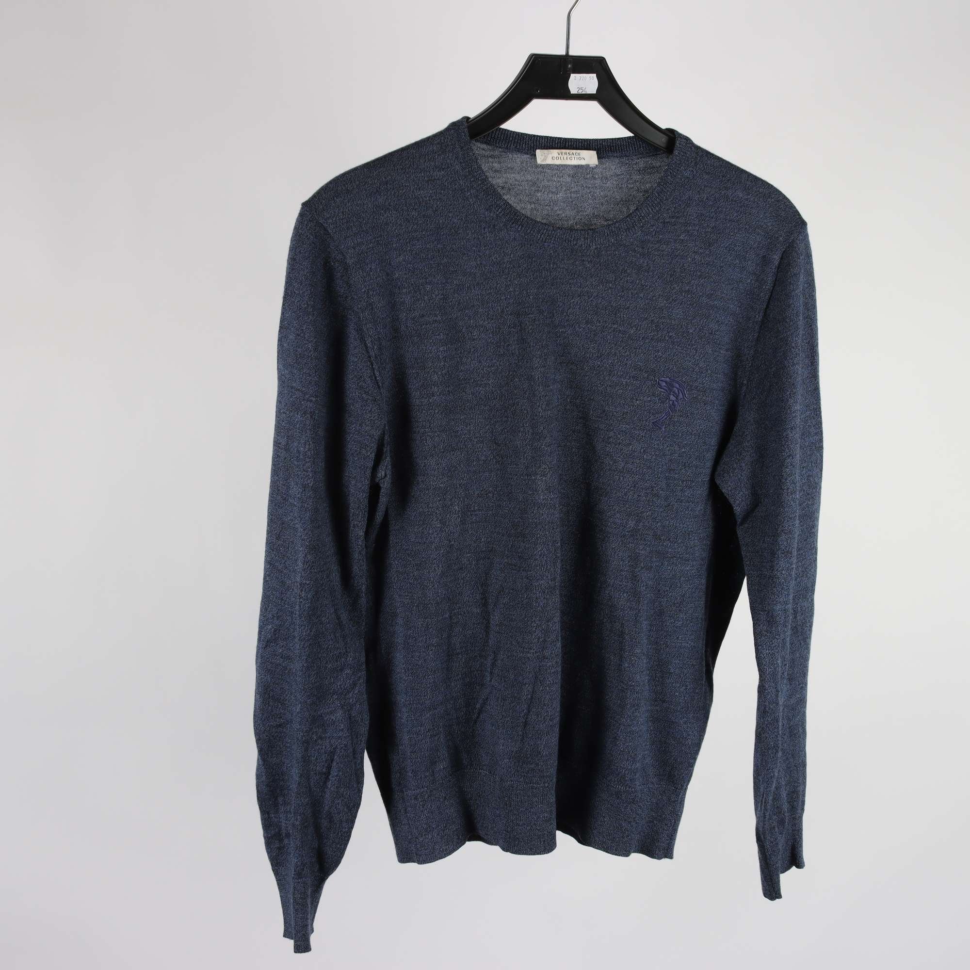 Tröja, Gianni Versace, blå, stl. M