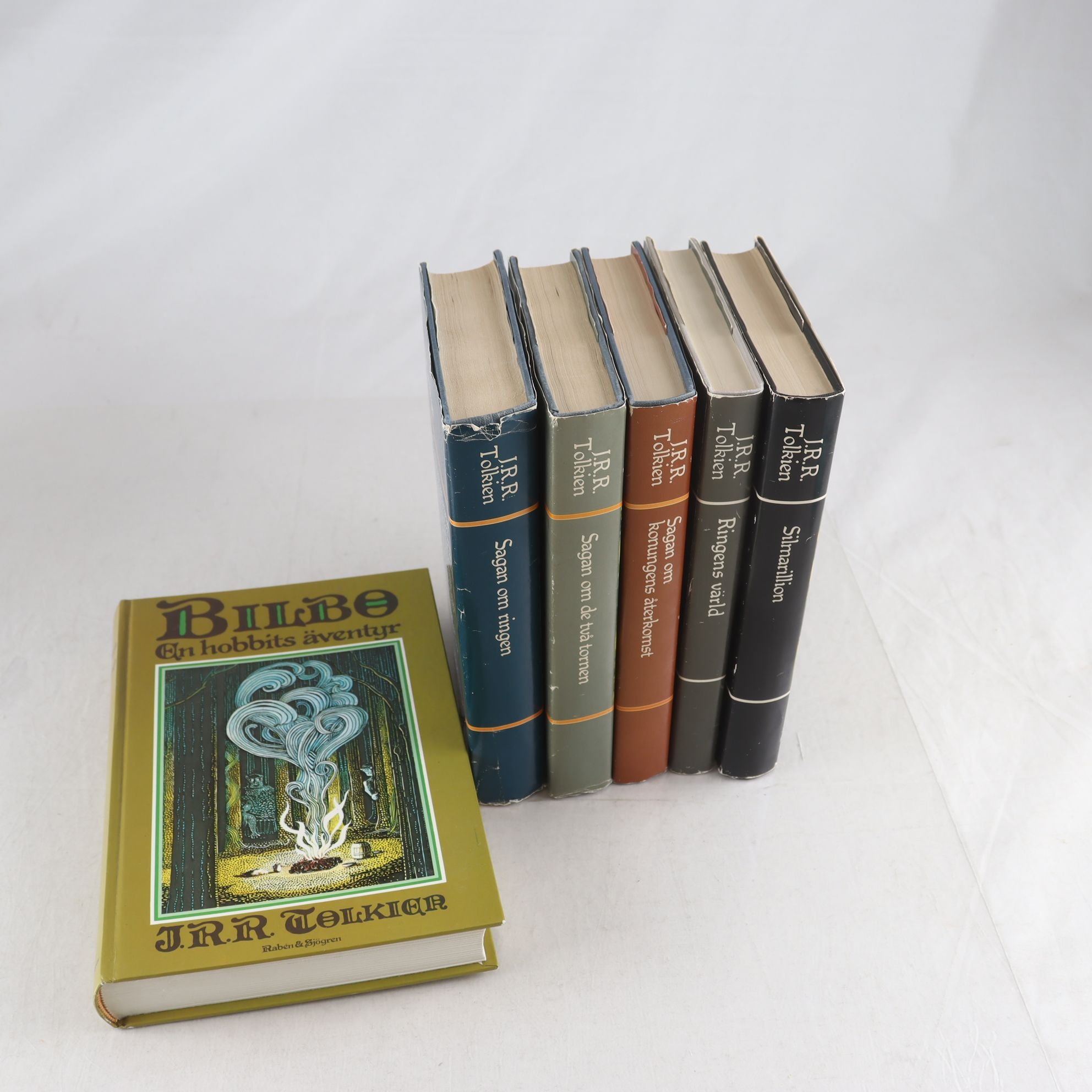 Bokpaket, sagan om ringen, 6 böcker. Samfraktas ej.