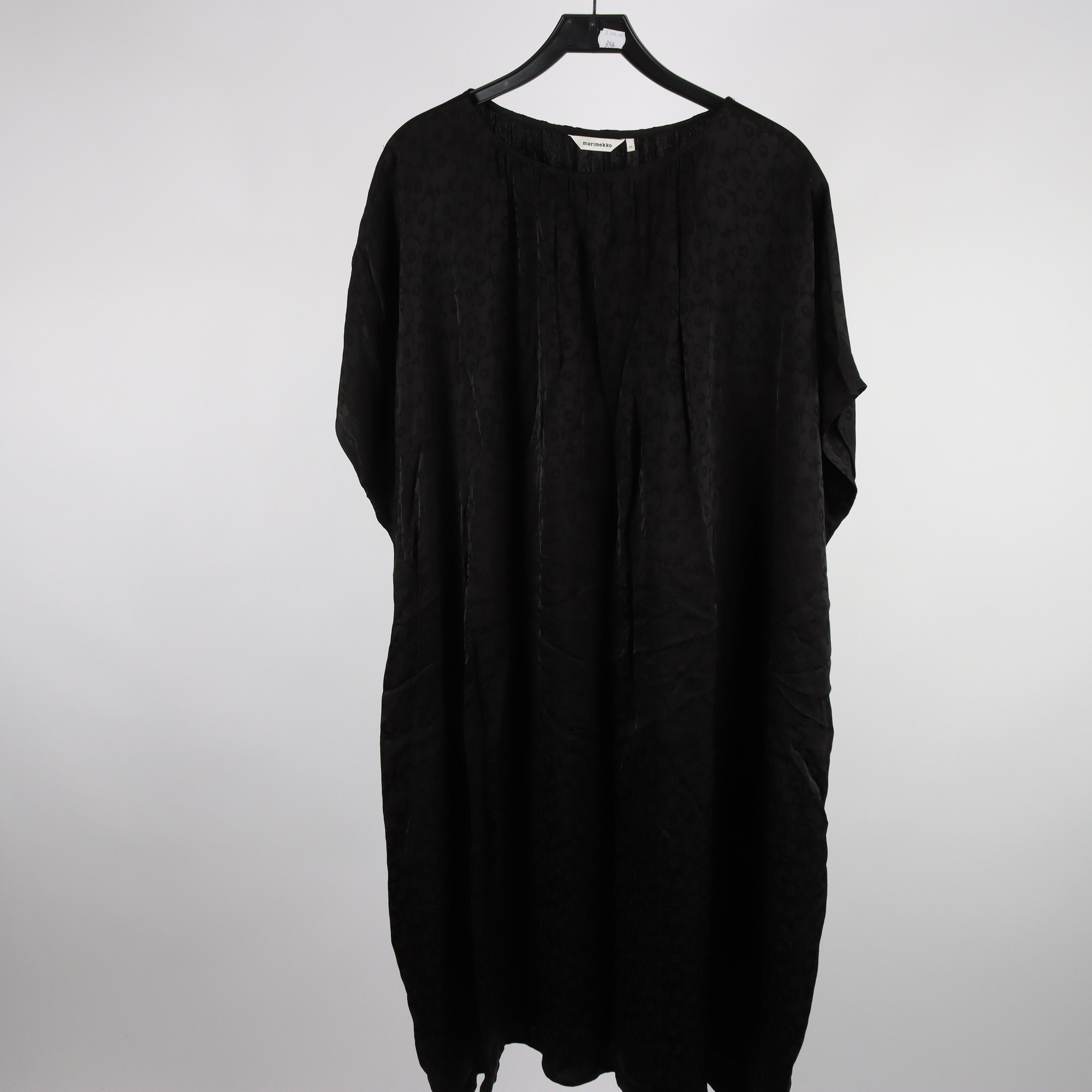 Klänning, Marimekko, svart, stl. XS (oversize)