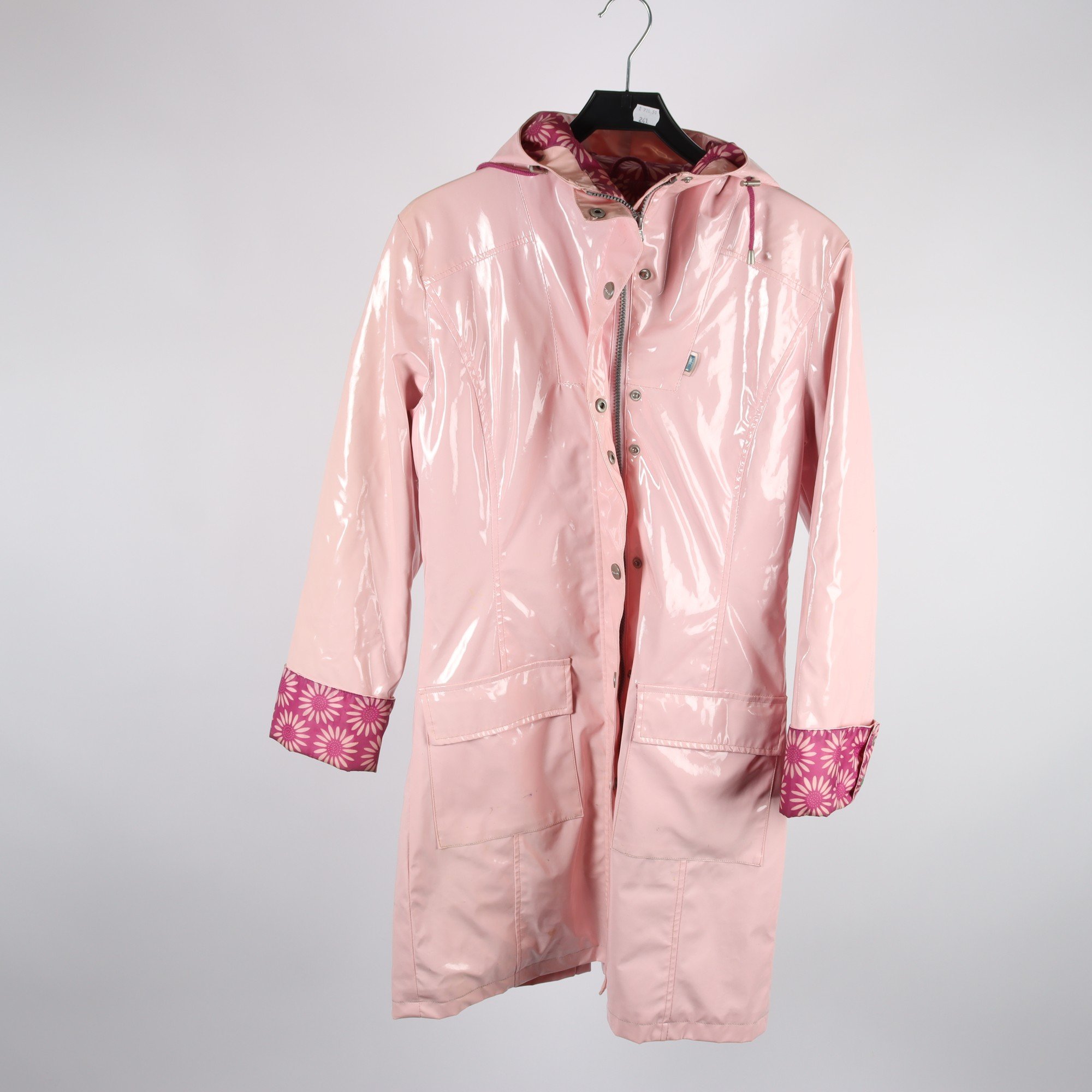 Regnkappa, Ösregn, rosa, stl. S