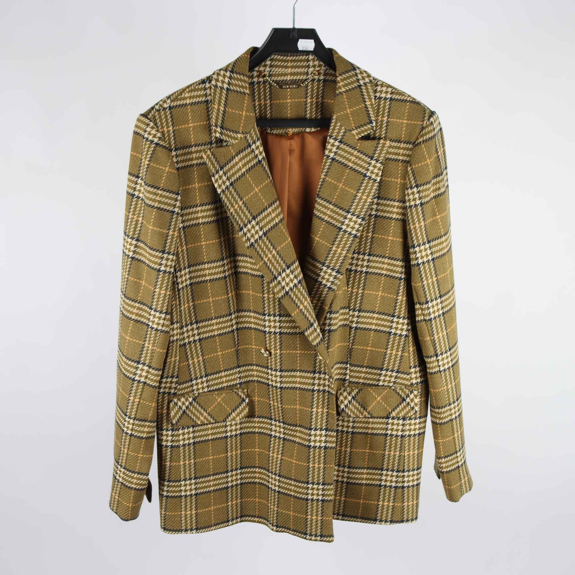 Kavaj, Mos Mosh, grön, mönstrad, stl. 40