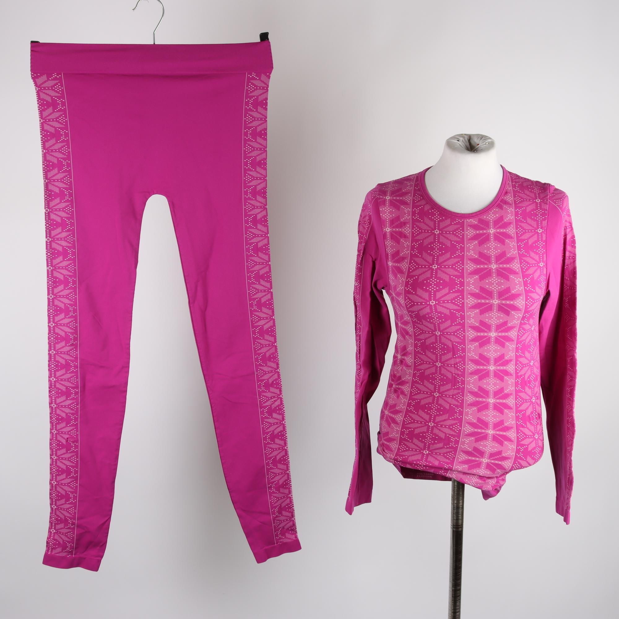 Underställ, Twilfit, rosa, tröja stl. L, byxor stl. XL