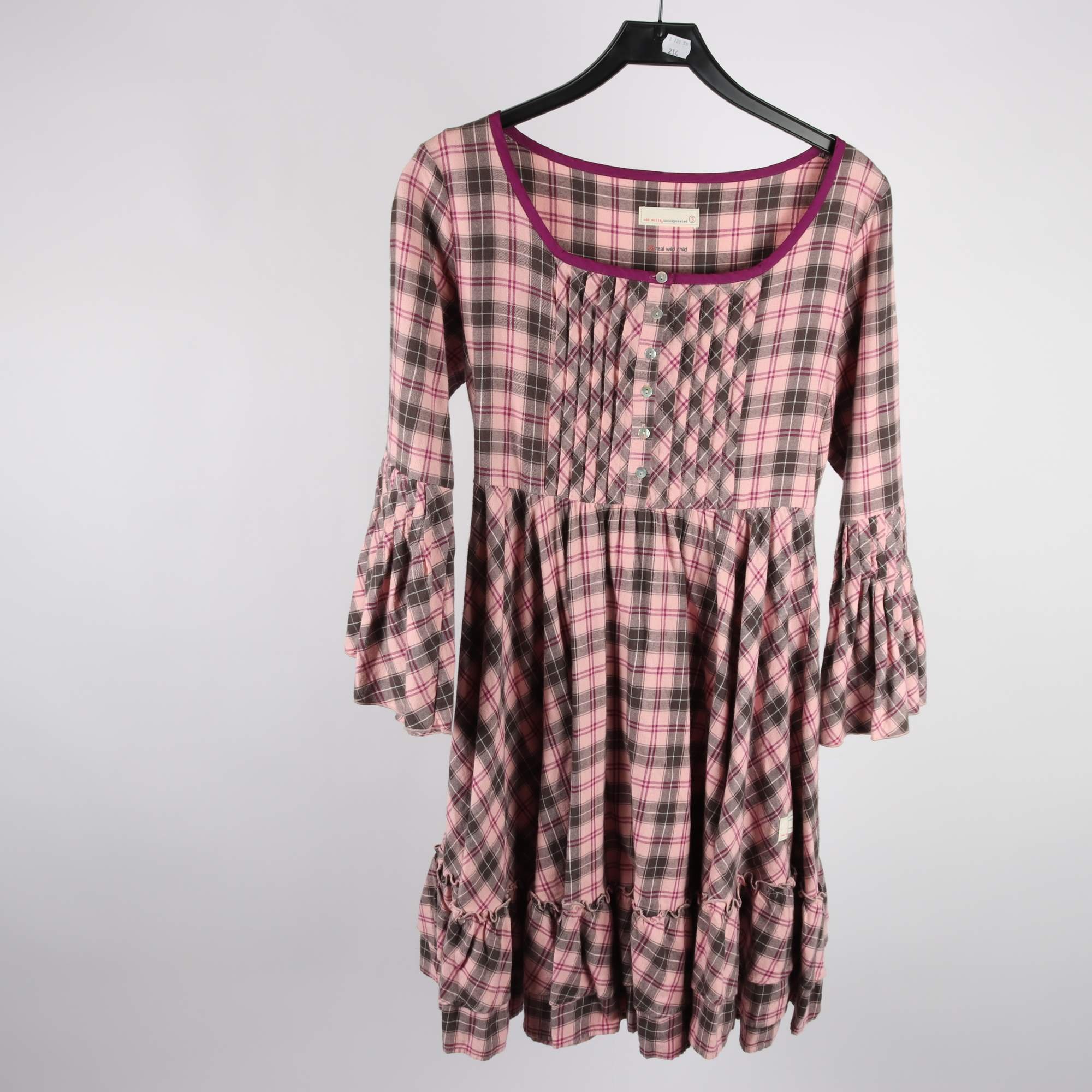 Klänning, Odd Molly, rosa, rutig, stl. 3 (L)