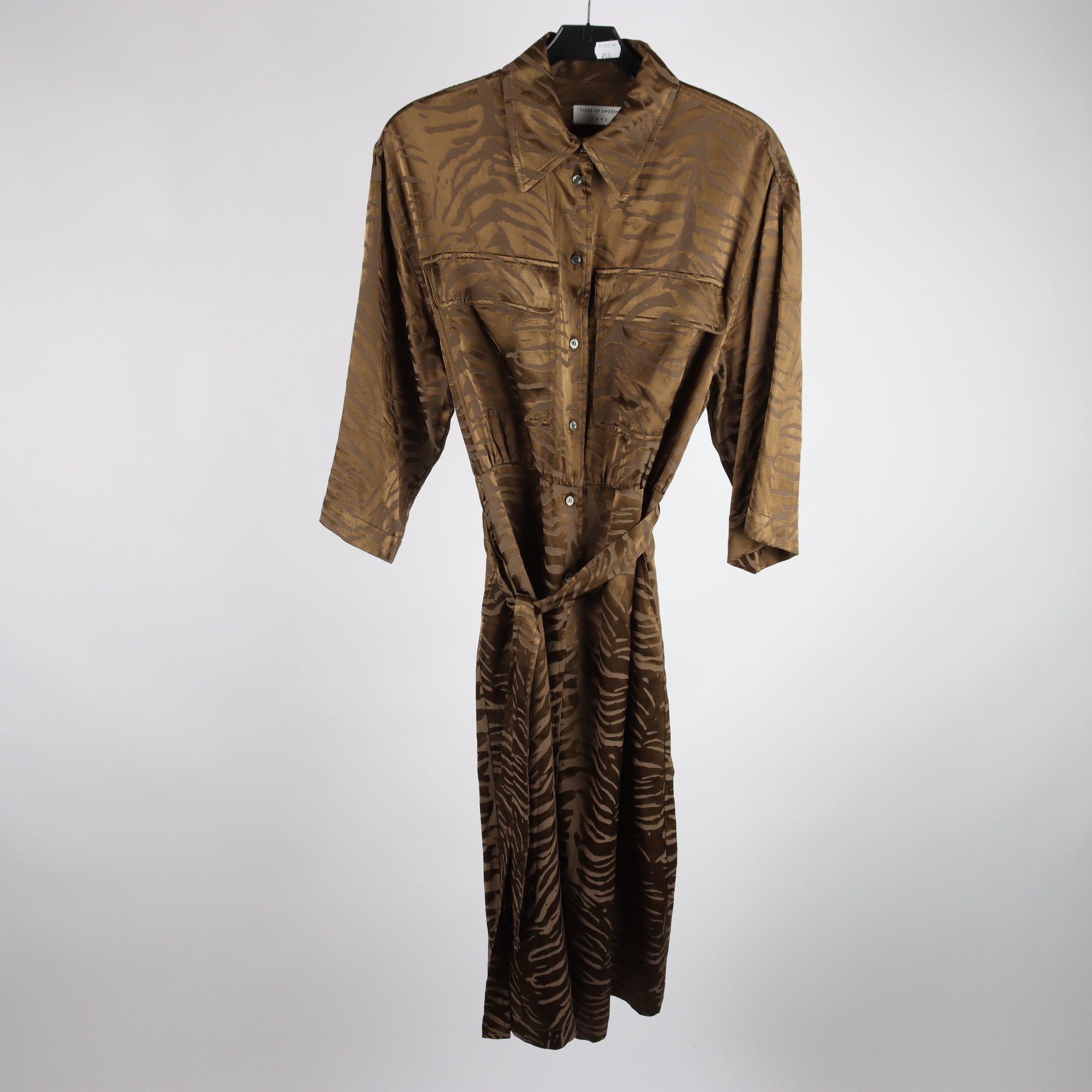 Klänning, Tiger of Sweden, brun, mönstrad, stl. 38