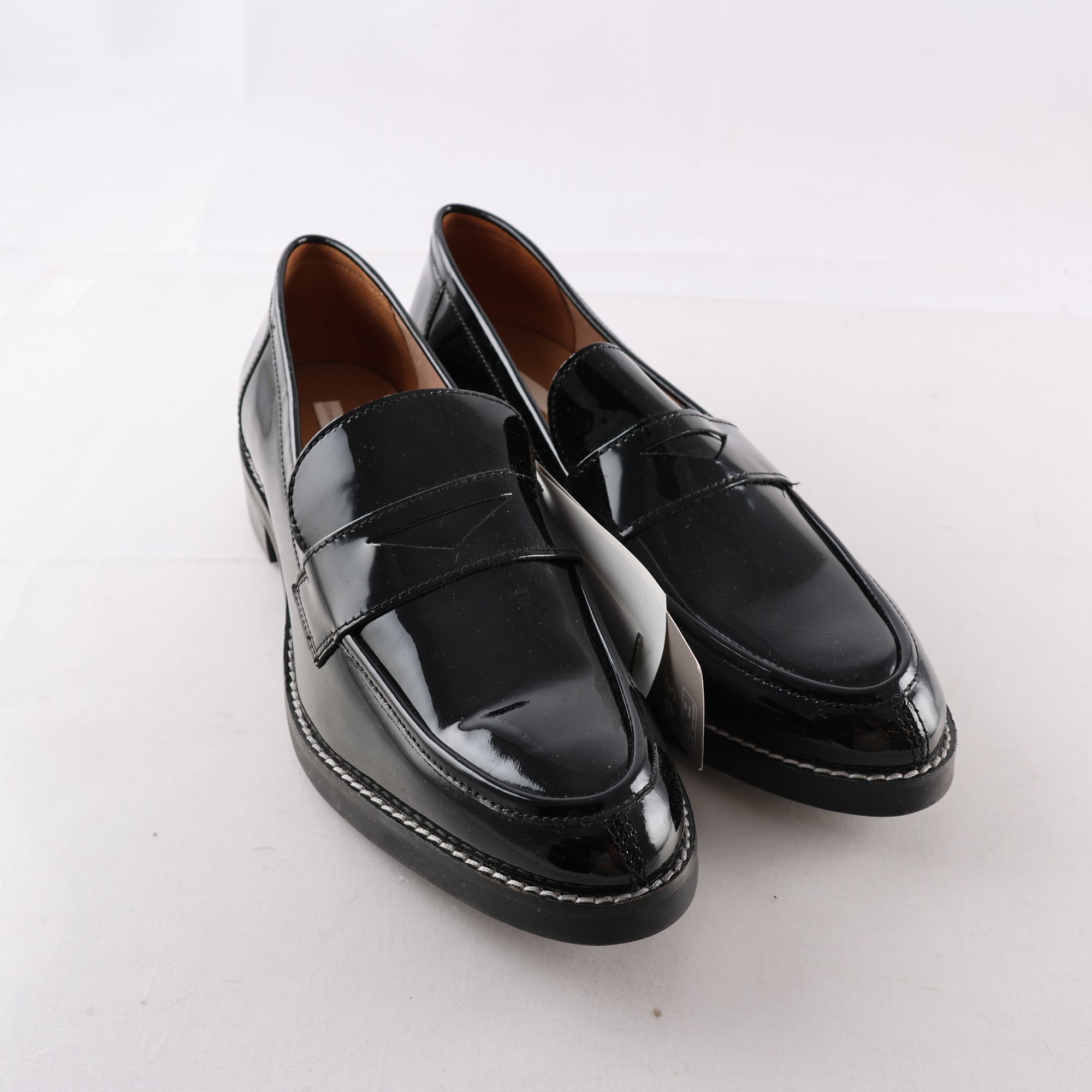 Loafers, H&M, svart, stl. 40