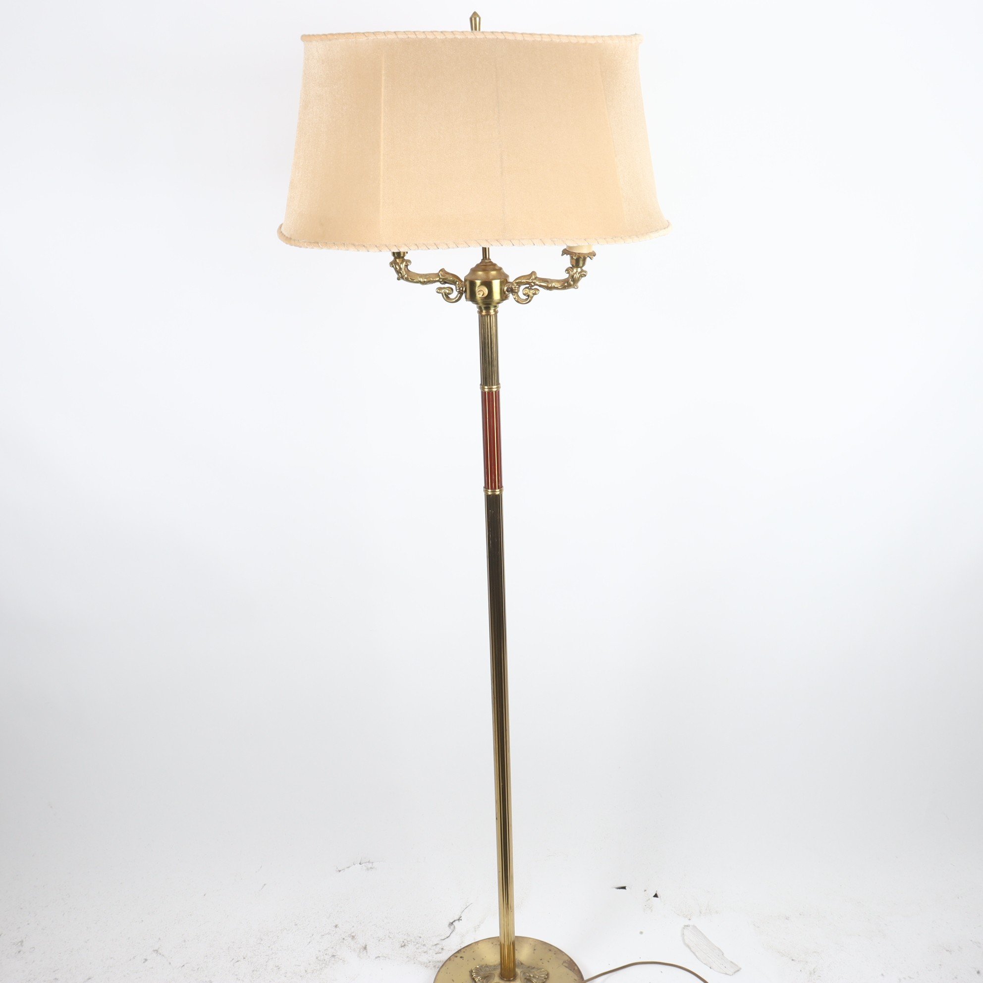 Golvlampa, Mässing. Endast avhämtning.