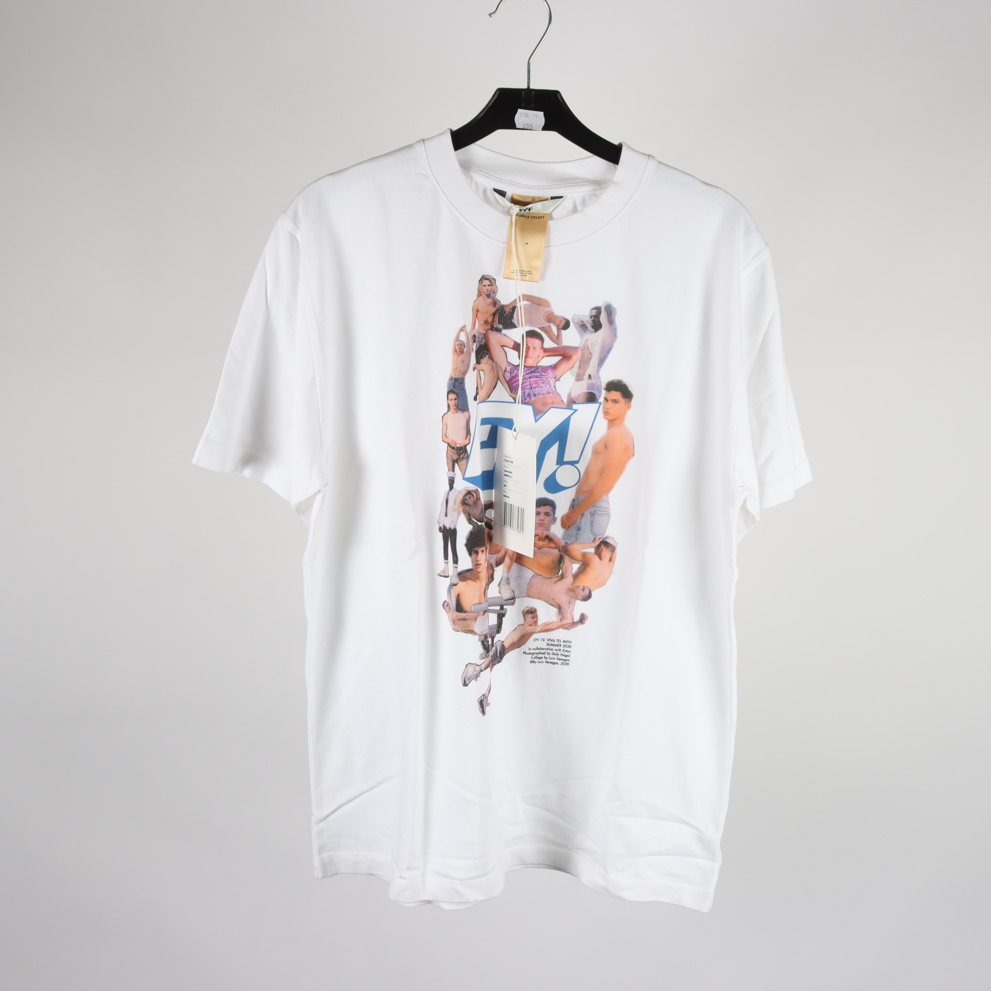 T-shirt, Eytys, vit, stl. M.