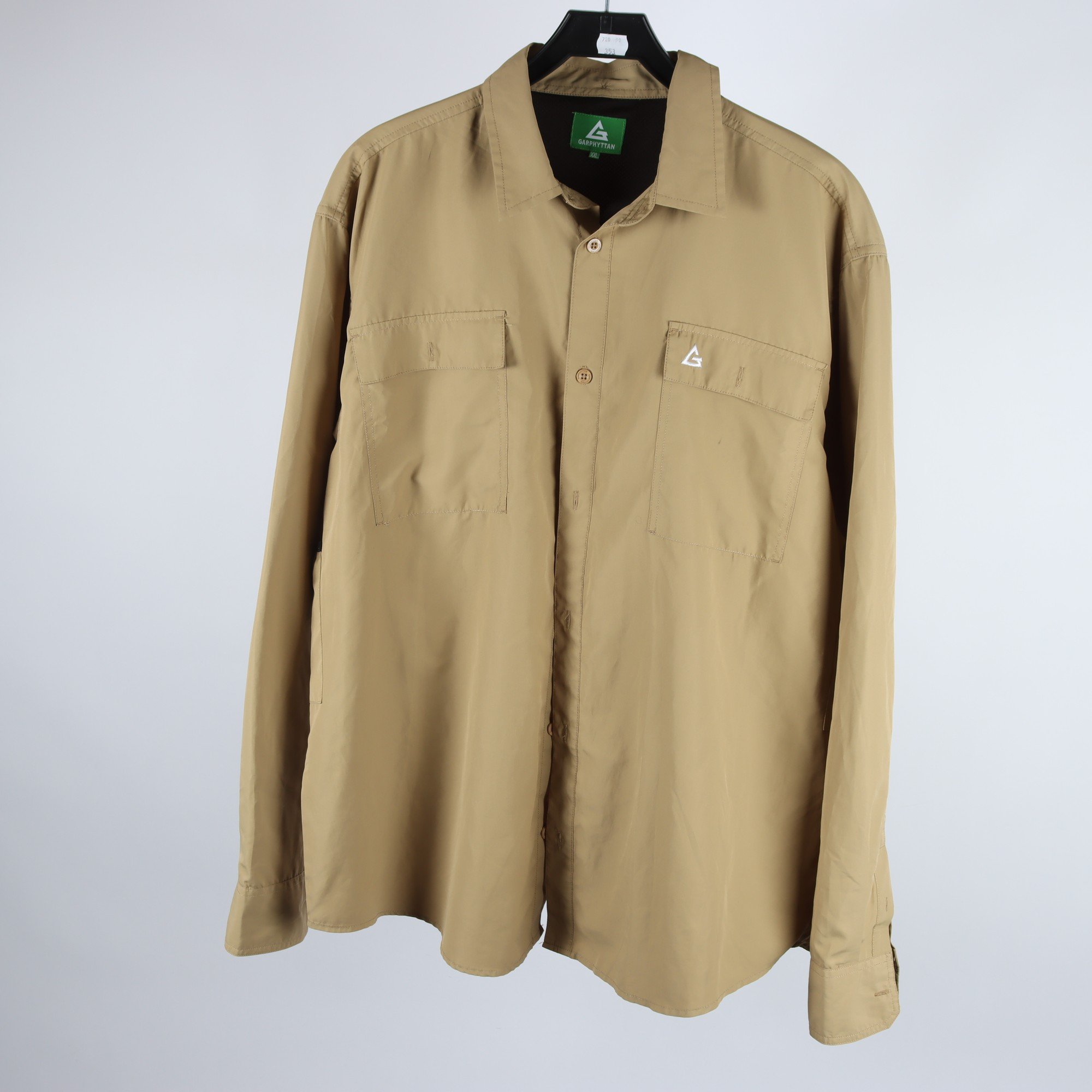 Skjorta, Garphyttan, brun/grön, stl. XXL.