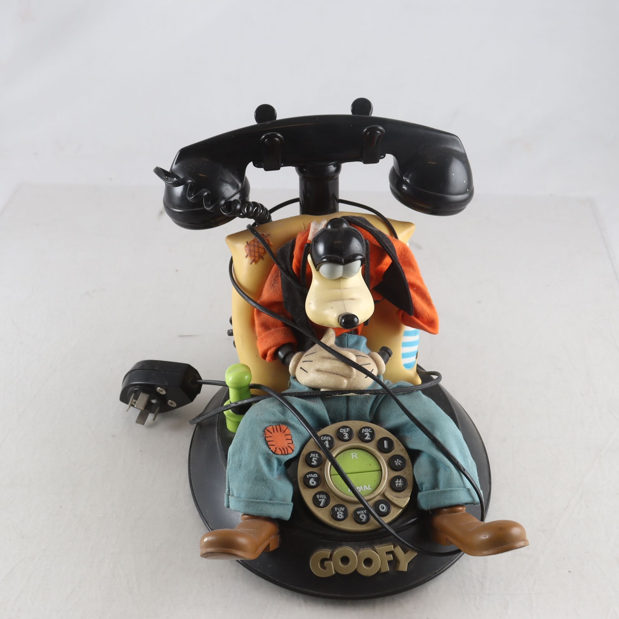 Telefon, Goofy, Långben, Disney. Samfraktas ej.