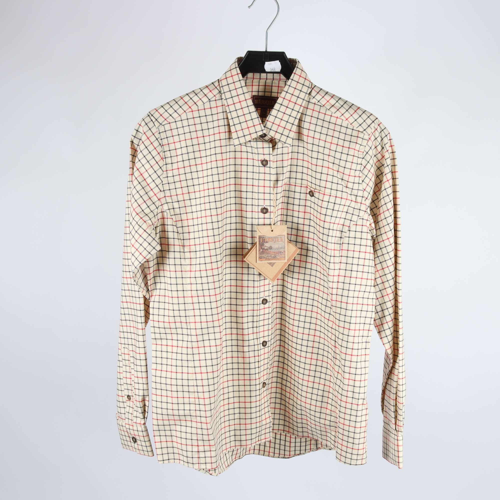 Skjorta, Härkila, rutig, beige, stl. L.