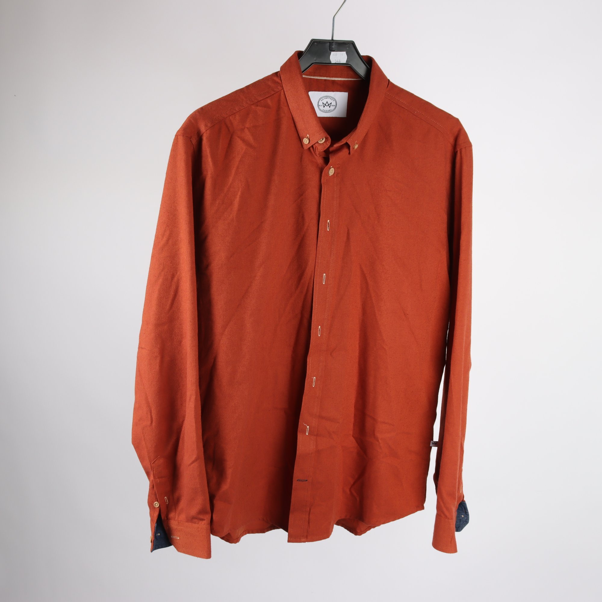 Skjorta, Kronstadt, brun, stl. L.