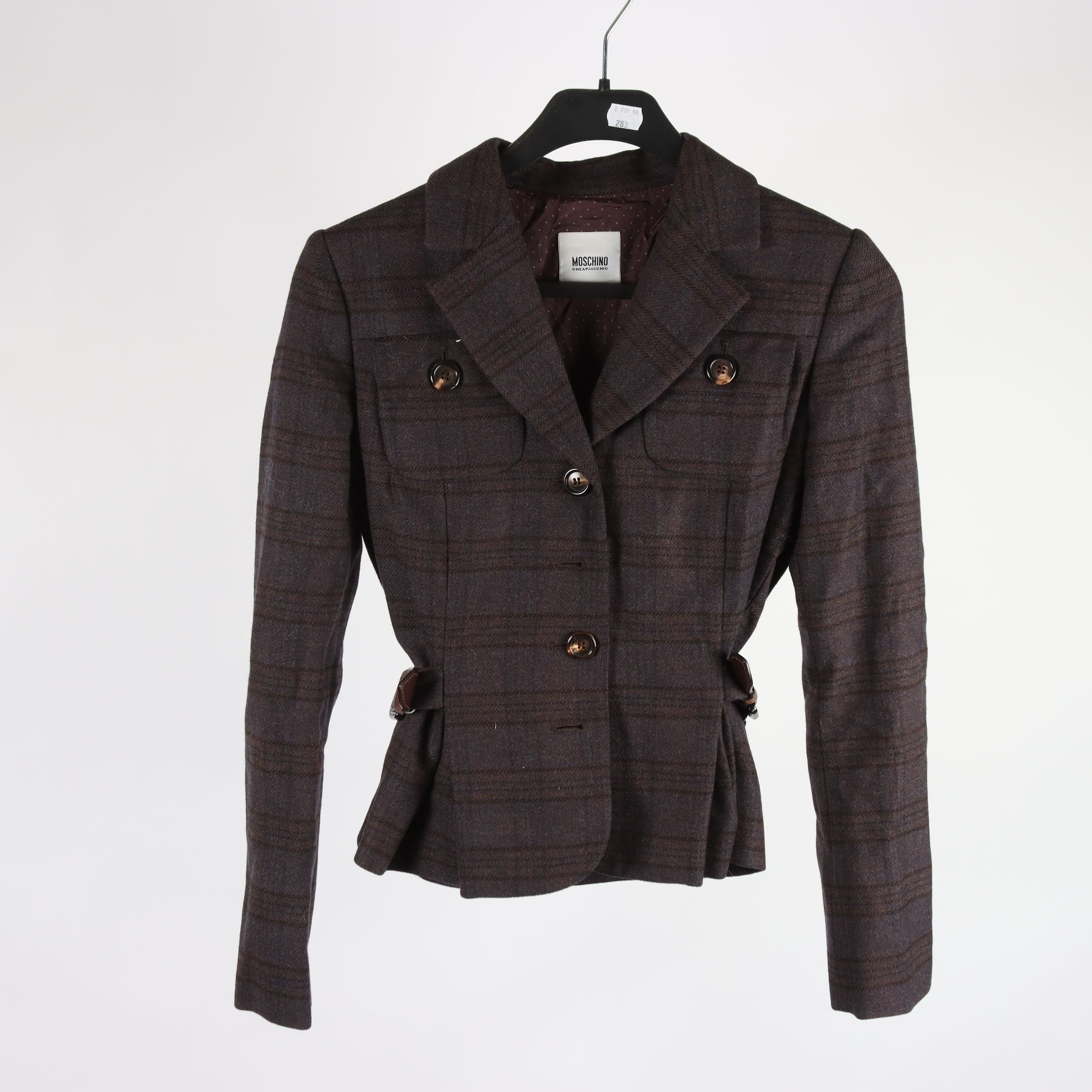 Jacka/kavaj, Moschino, flerfärgad, stl. 38