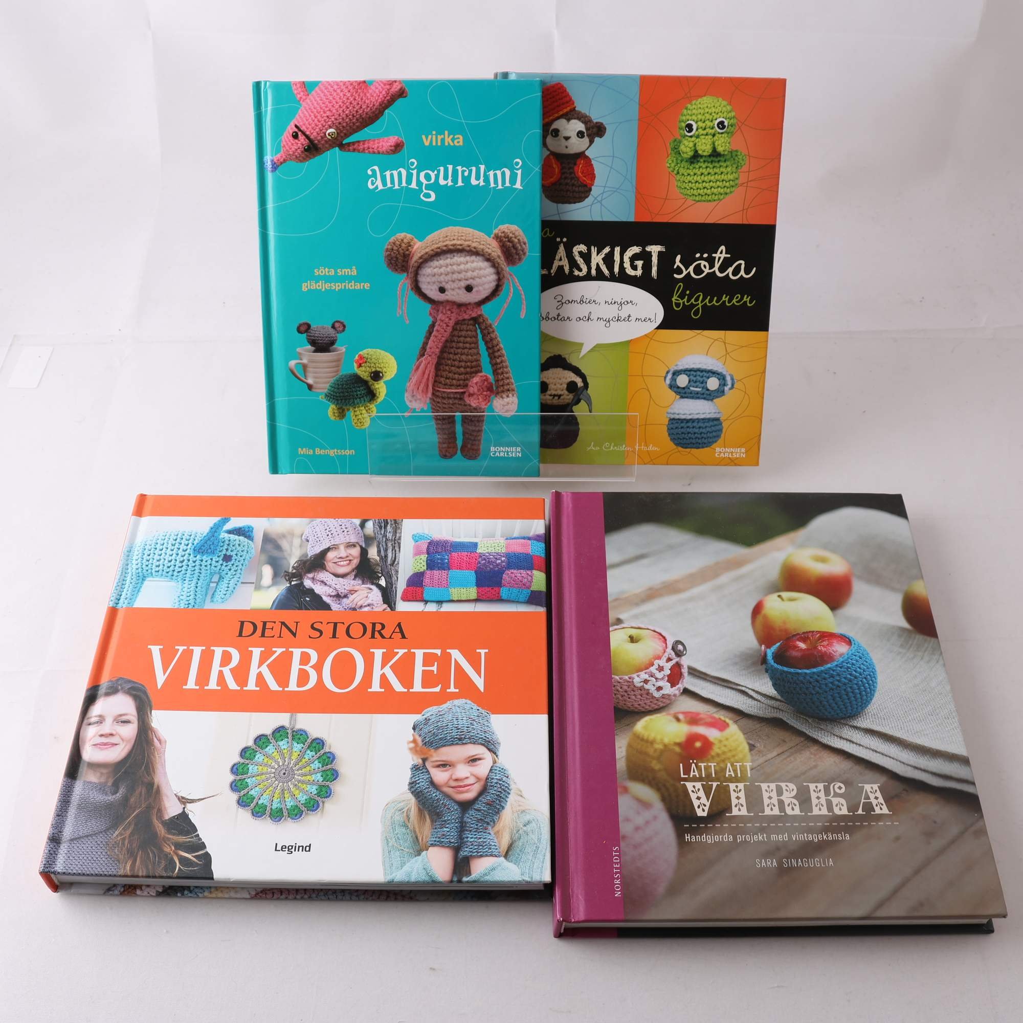 Bokpaket, virkning, 4 volymer.
