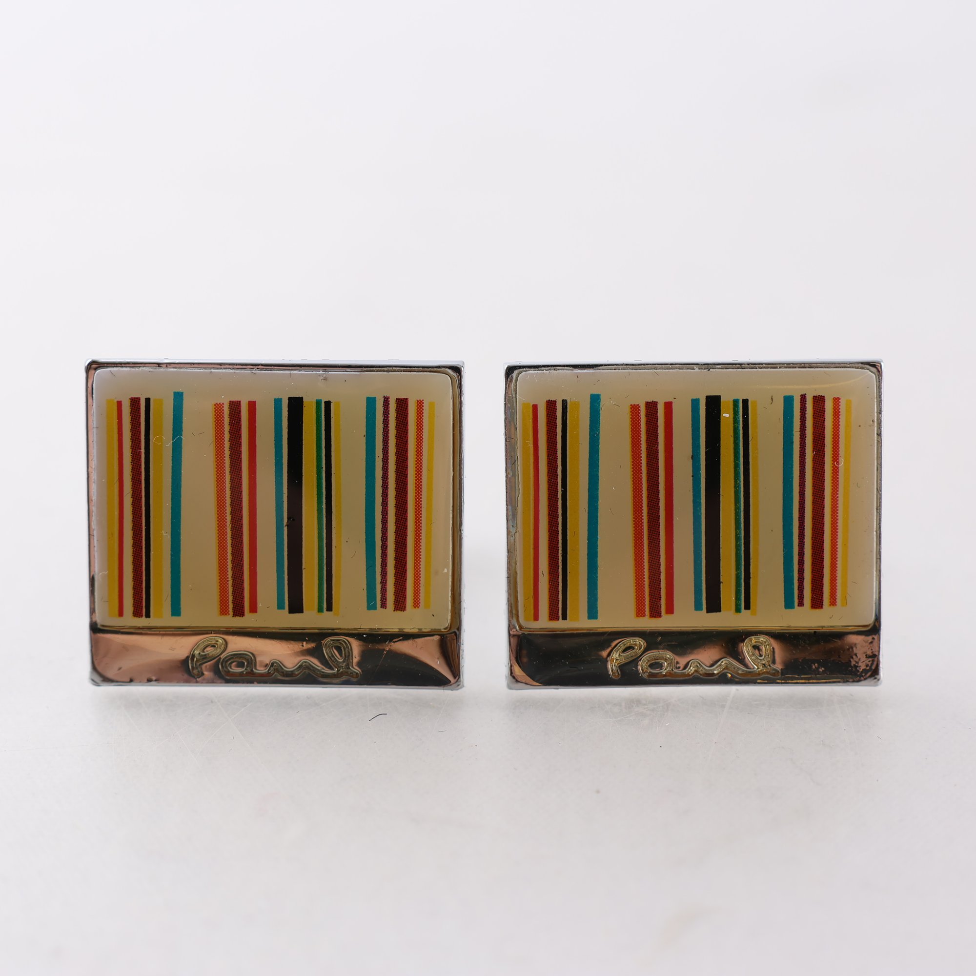 Manschettknappar, metall, Paul Smith