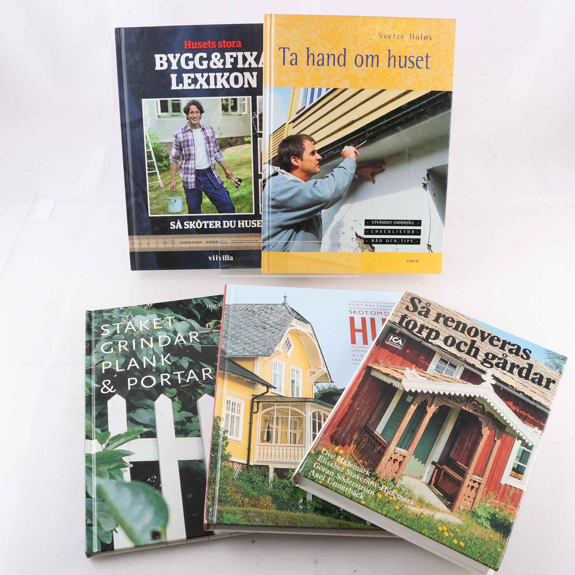 Byggnadsvård, bokpaket med 5 volymer