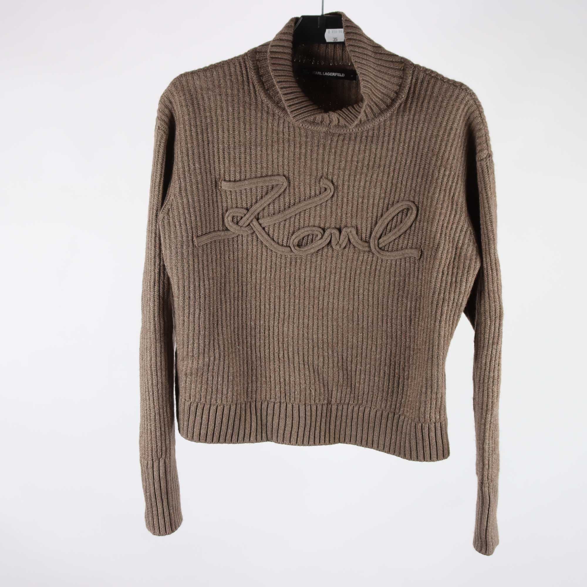Tröja, Karl lagerfeld, brun, stl. M