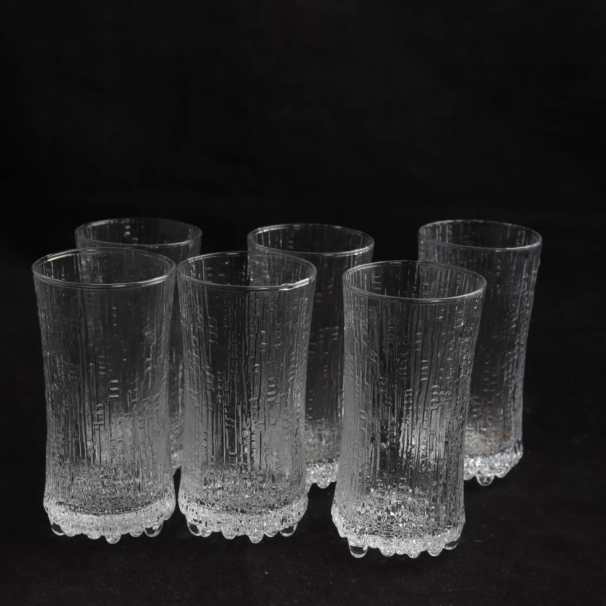 Glas, Ultima Thule, Tapio Wirkkala, Iittala, 6 st. Samfraktas ej.